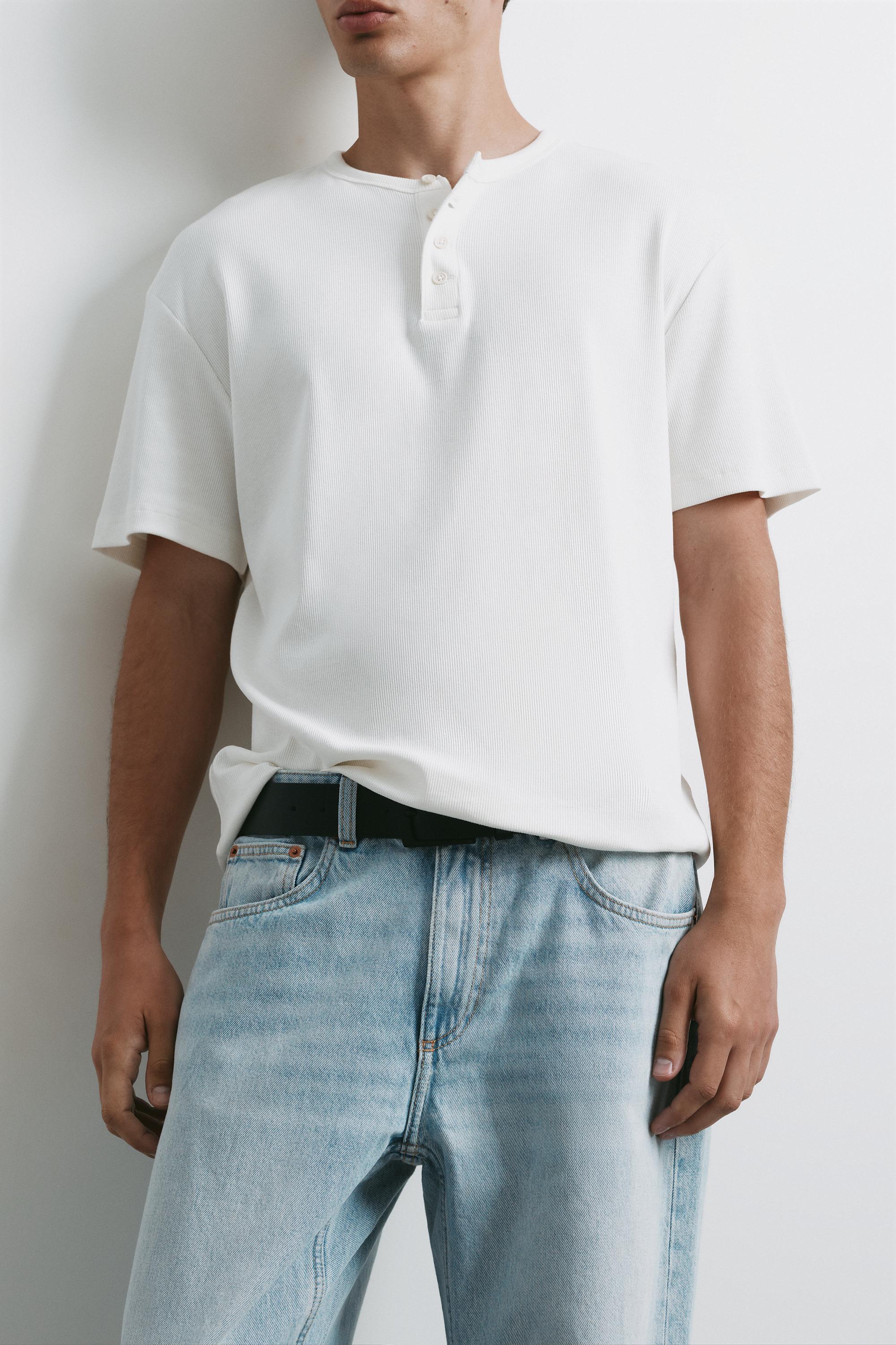 Straight-leg jeans — Pale indigo