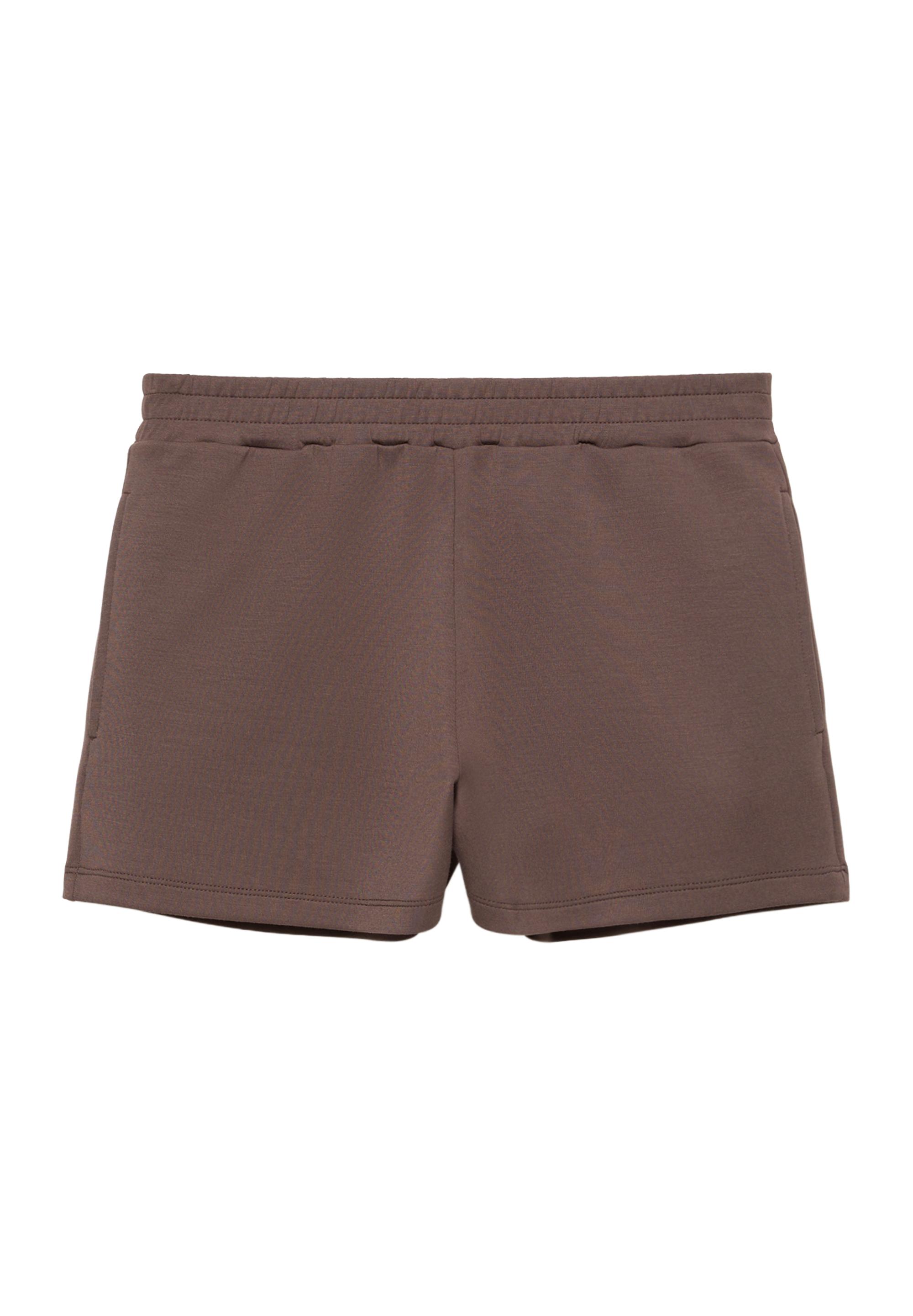 Soft touch sports shorts — Brown