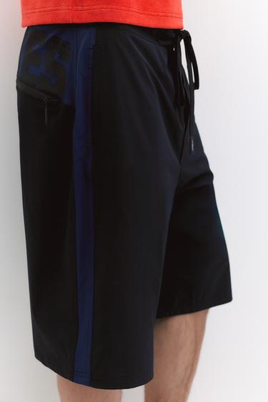 Pleasures x STWD swim shorts — Black 4