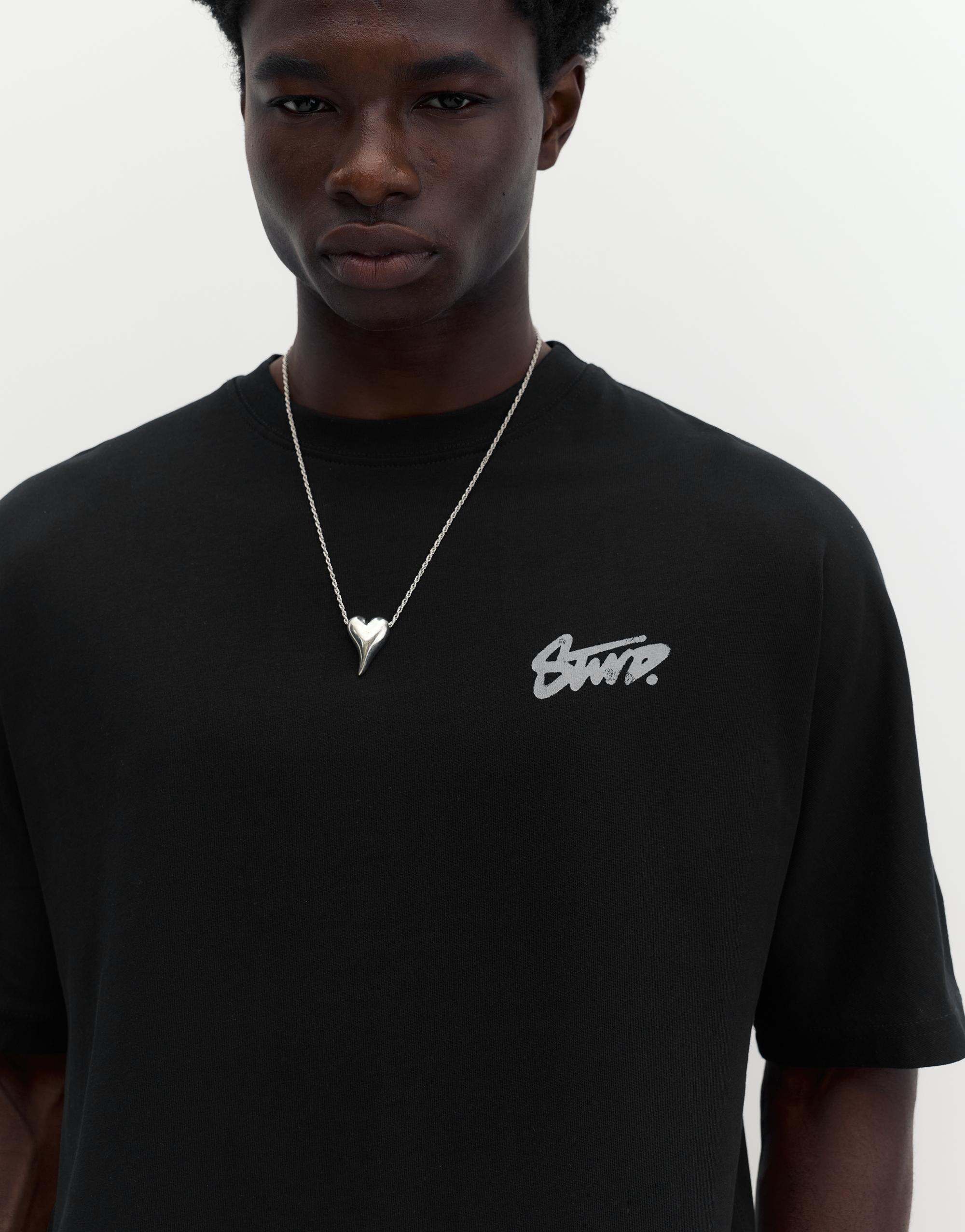 STWD graffiti logo T-shirt — Black