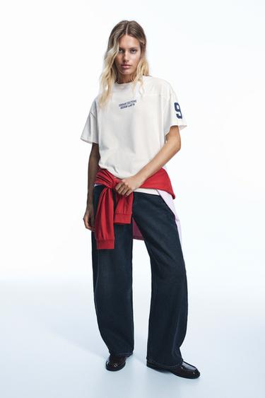 Graphic number short sleeve T-shirt — Ice 4