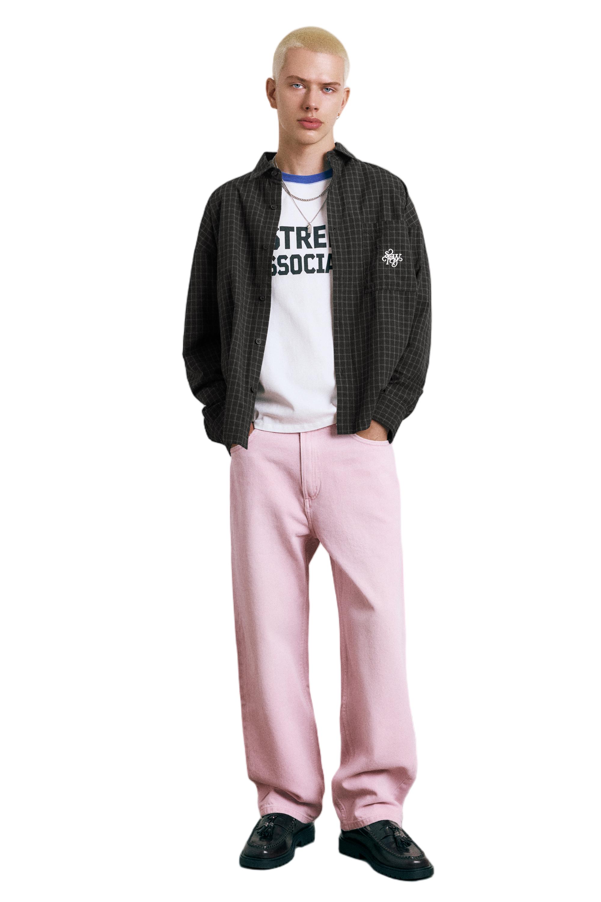 STWD işlemeli ekose gömlek - Görsel 15