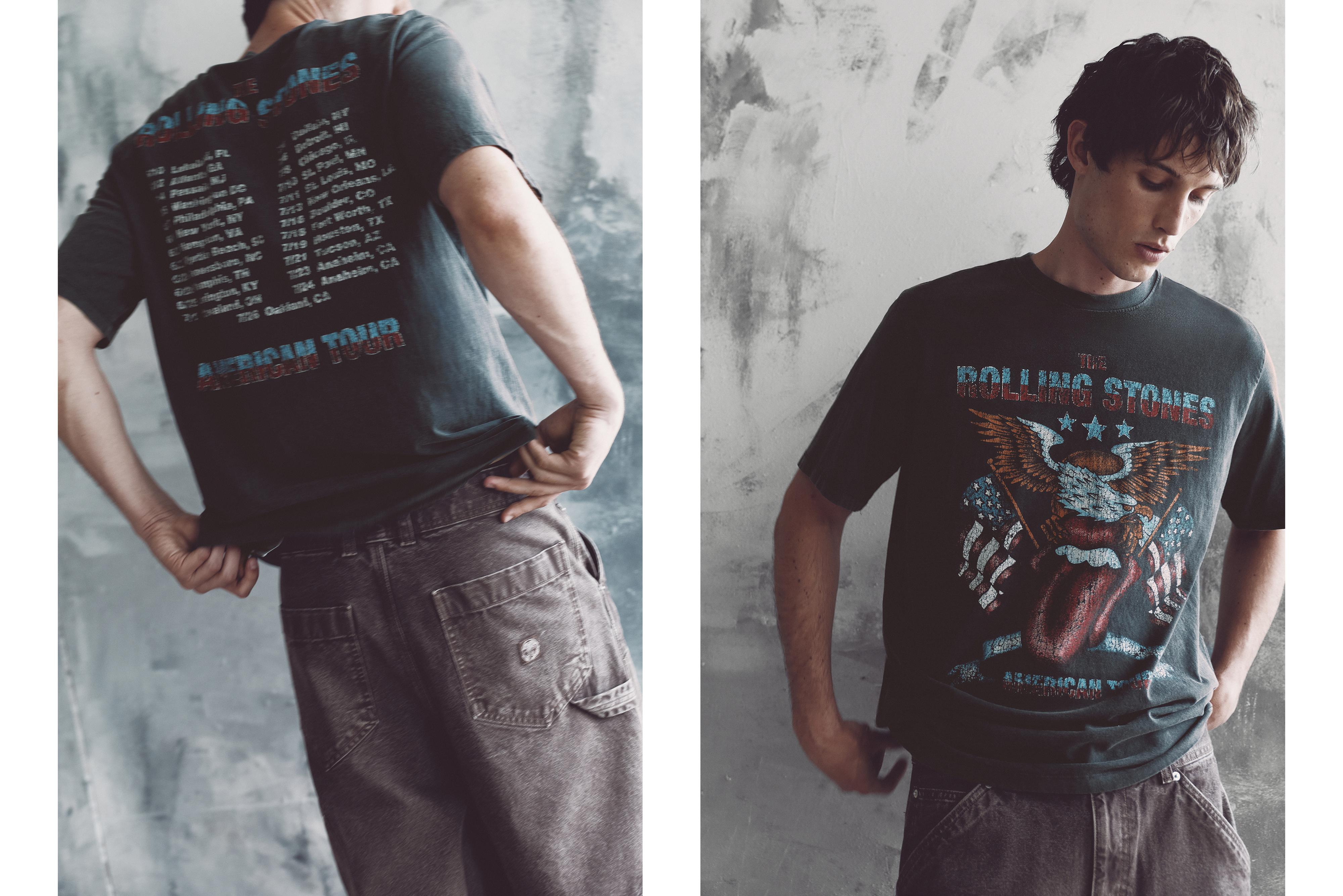 Rolling Stones T-shirt — Dark anthracite