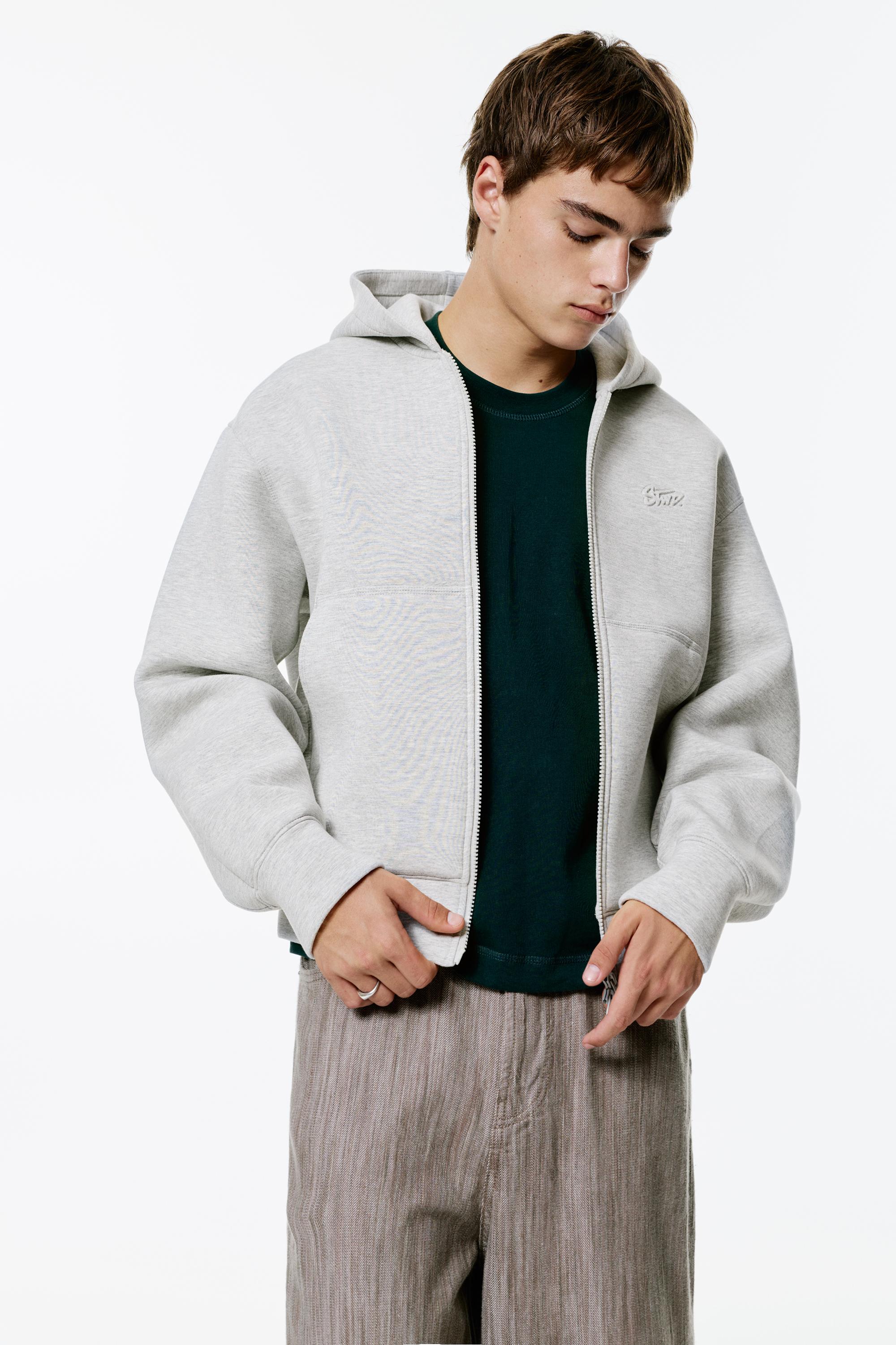 Neoprene-effect hoody - PULL&BEAR