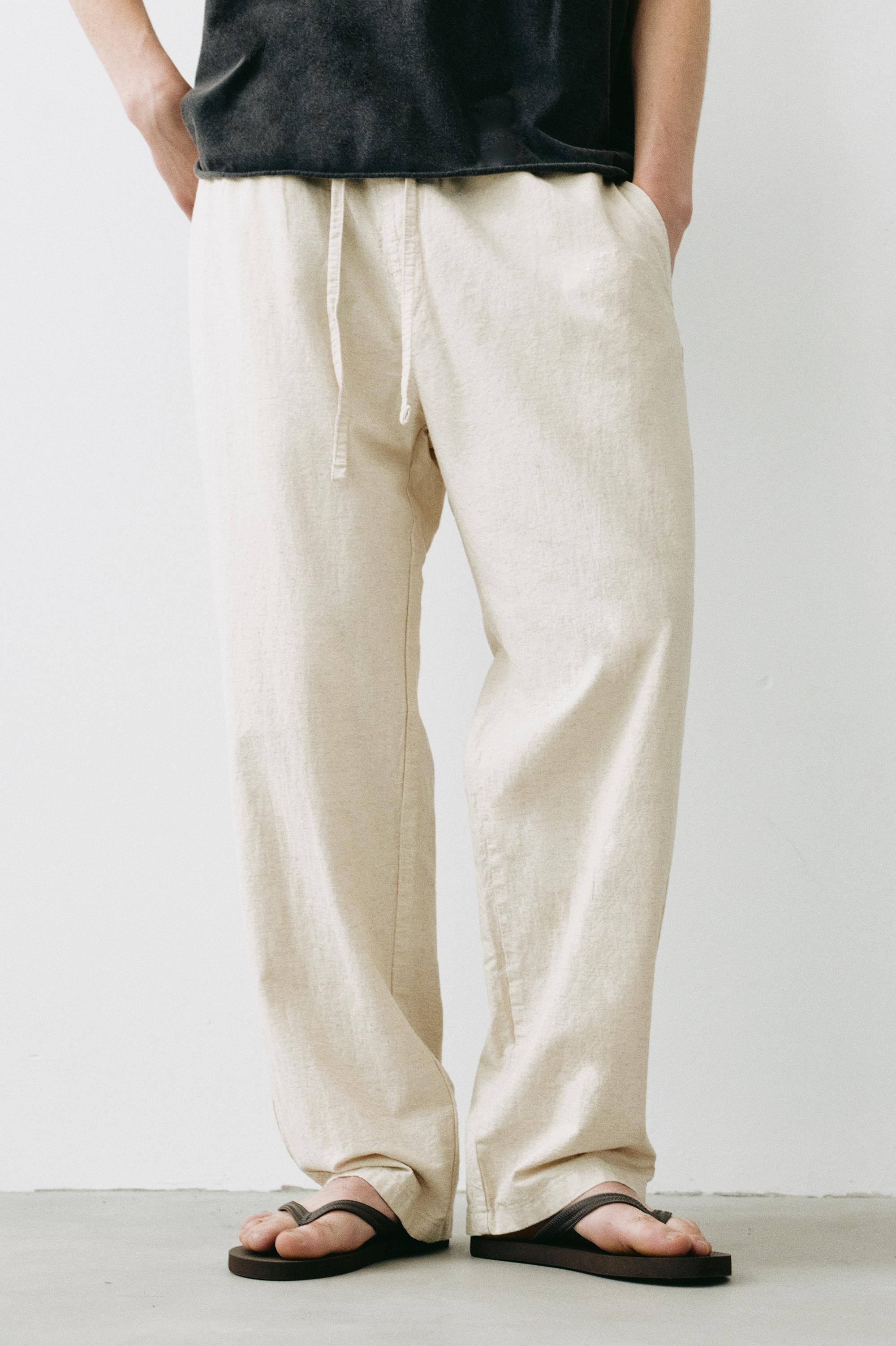 Rustic joggers — Beige