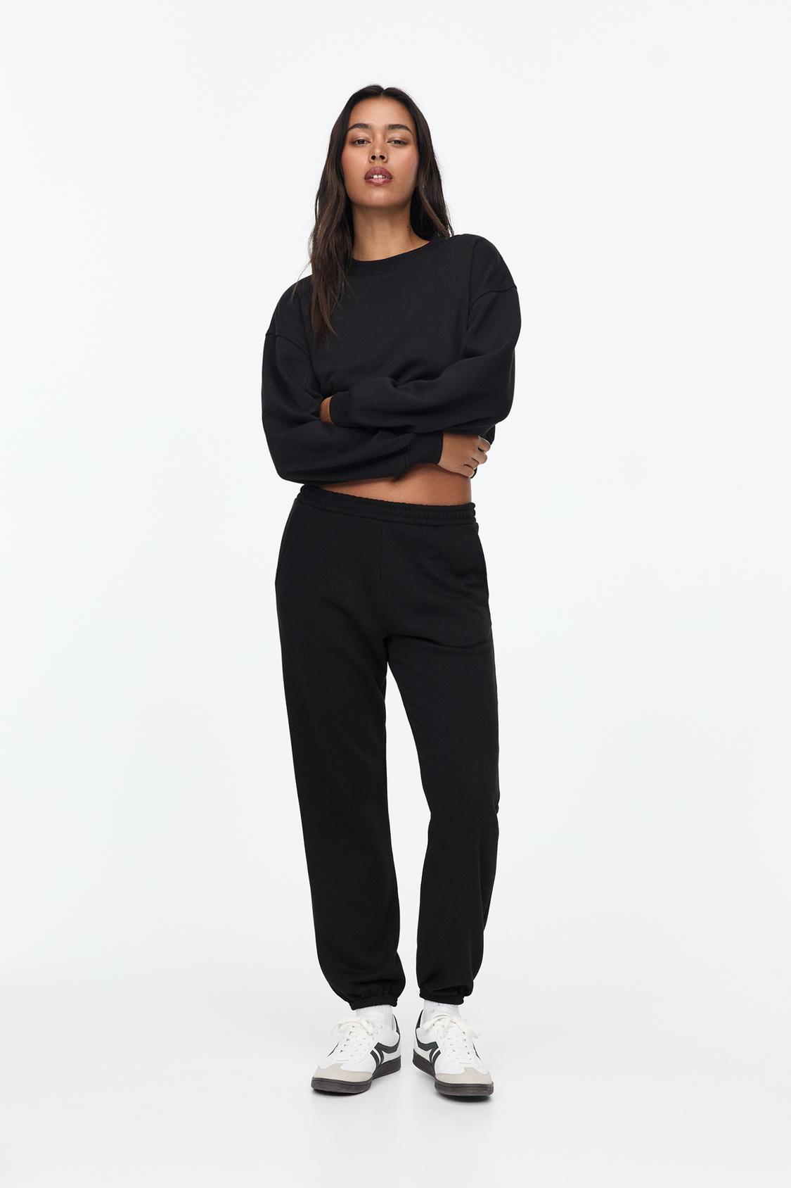 Pull And Bear Pantalon Chandal Puño Mujer Pantalones Verdes Pull