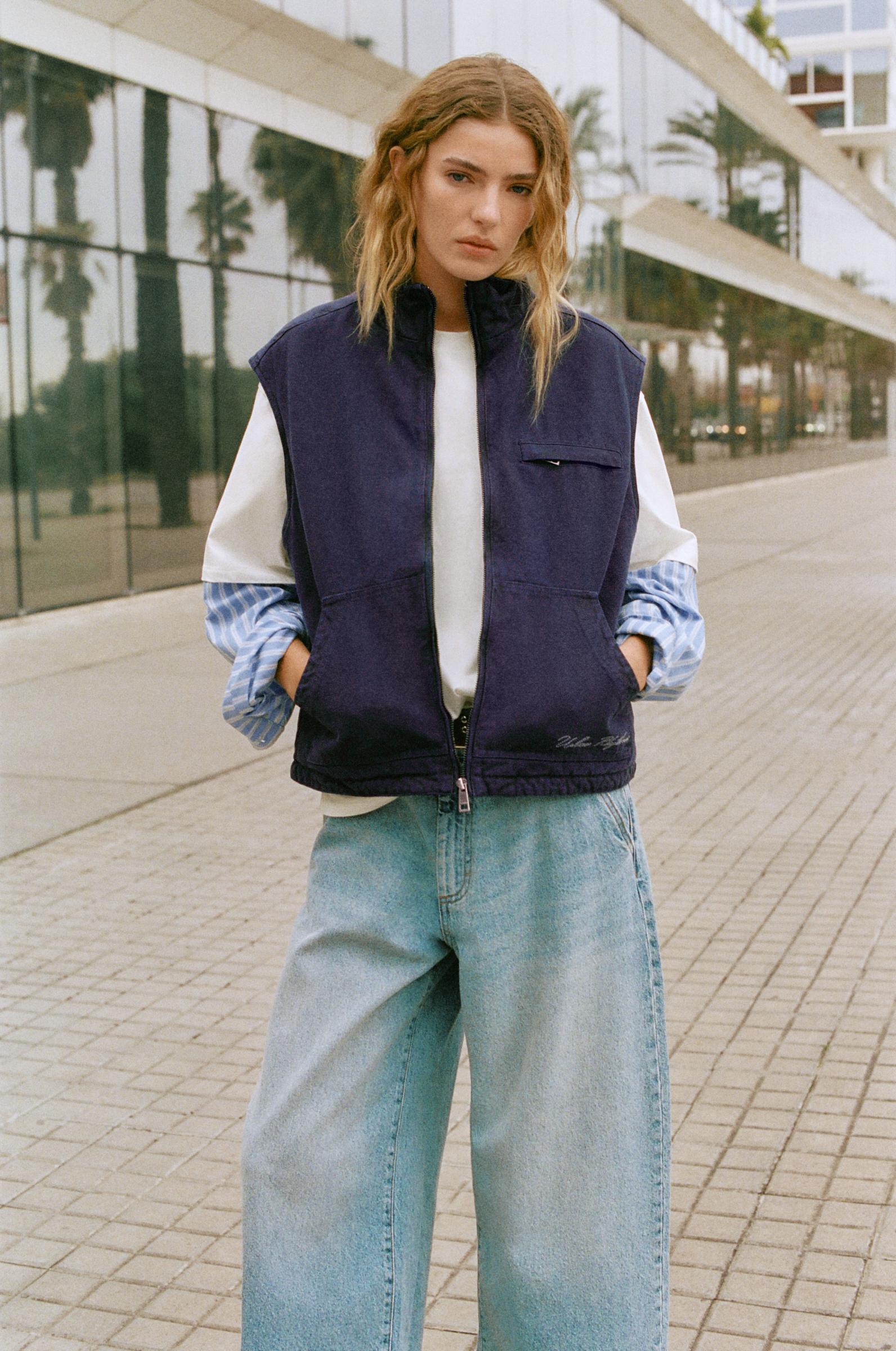 Gilet In Cotone Imbottito