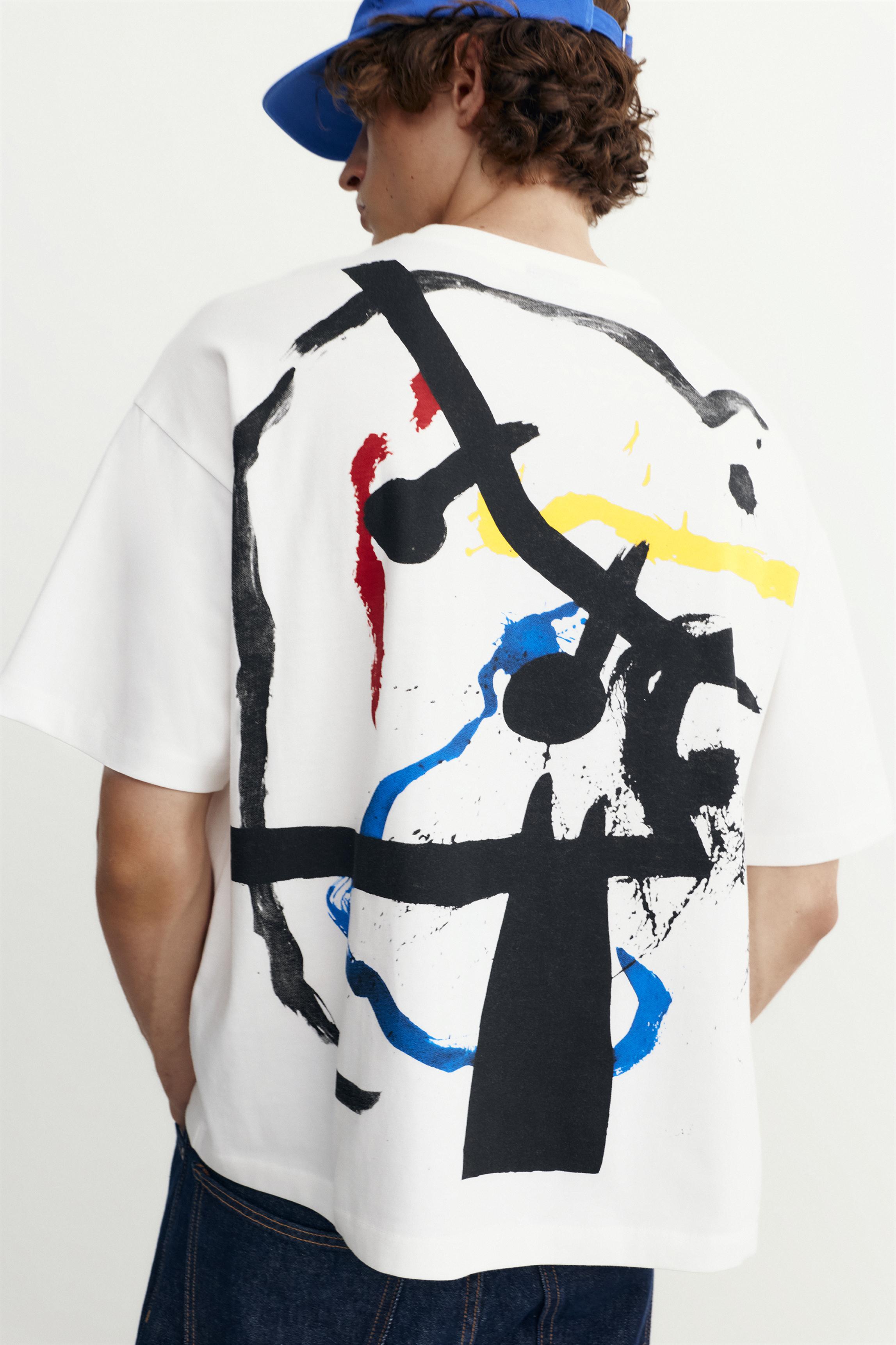 Relaxed fit Miró T-shirt — Off white