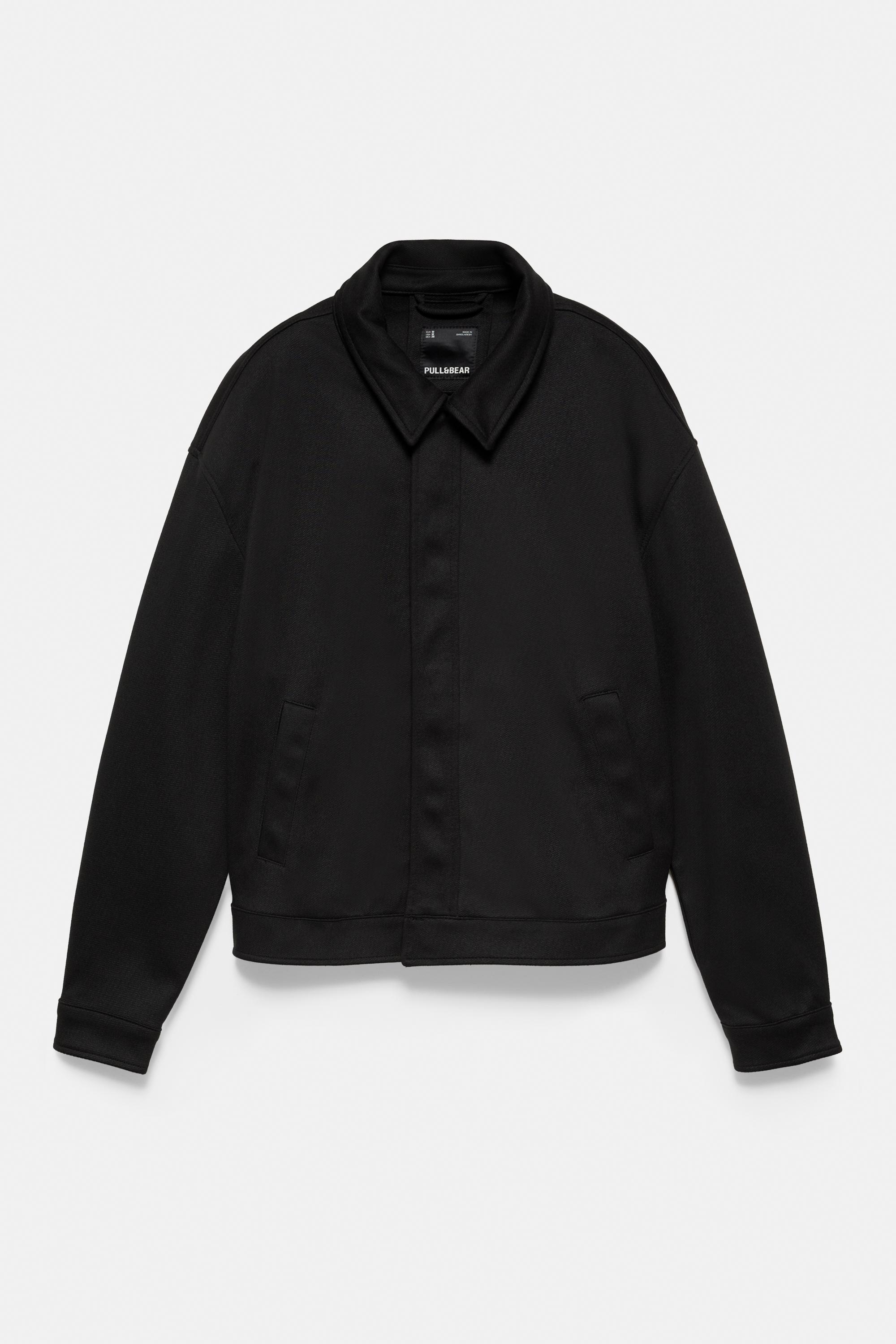 Trucker jacket — Black (alternate view)