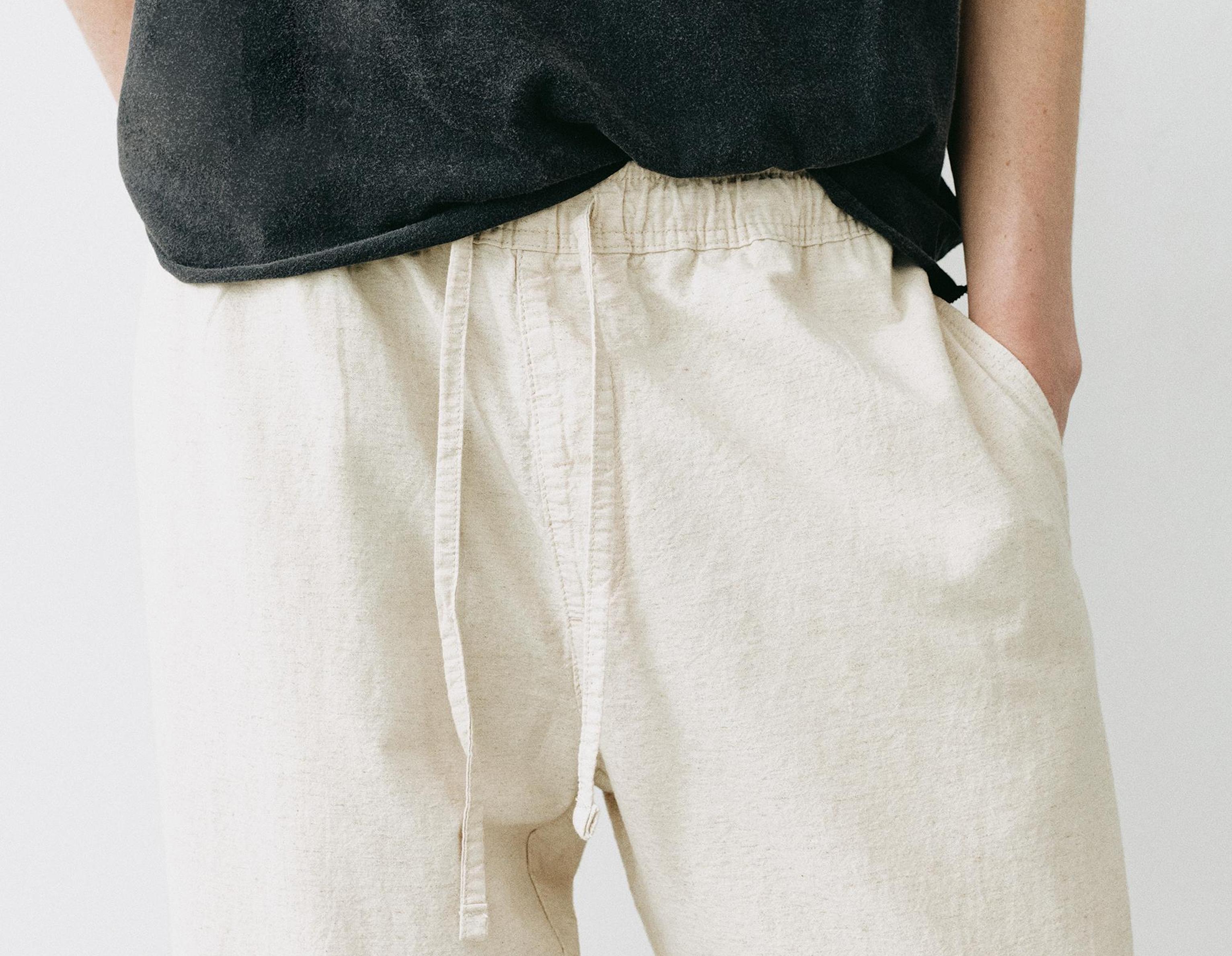 Rustic joggers — Beige