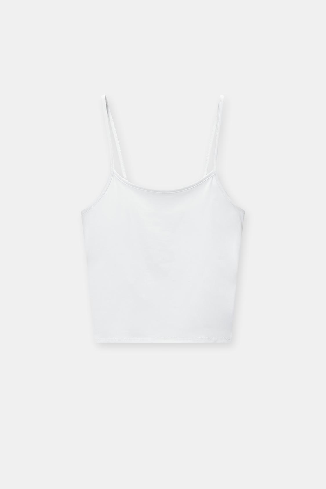 Strappy polyamide top - pull&bear