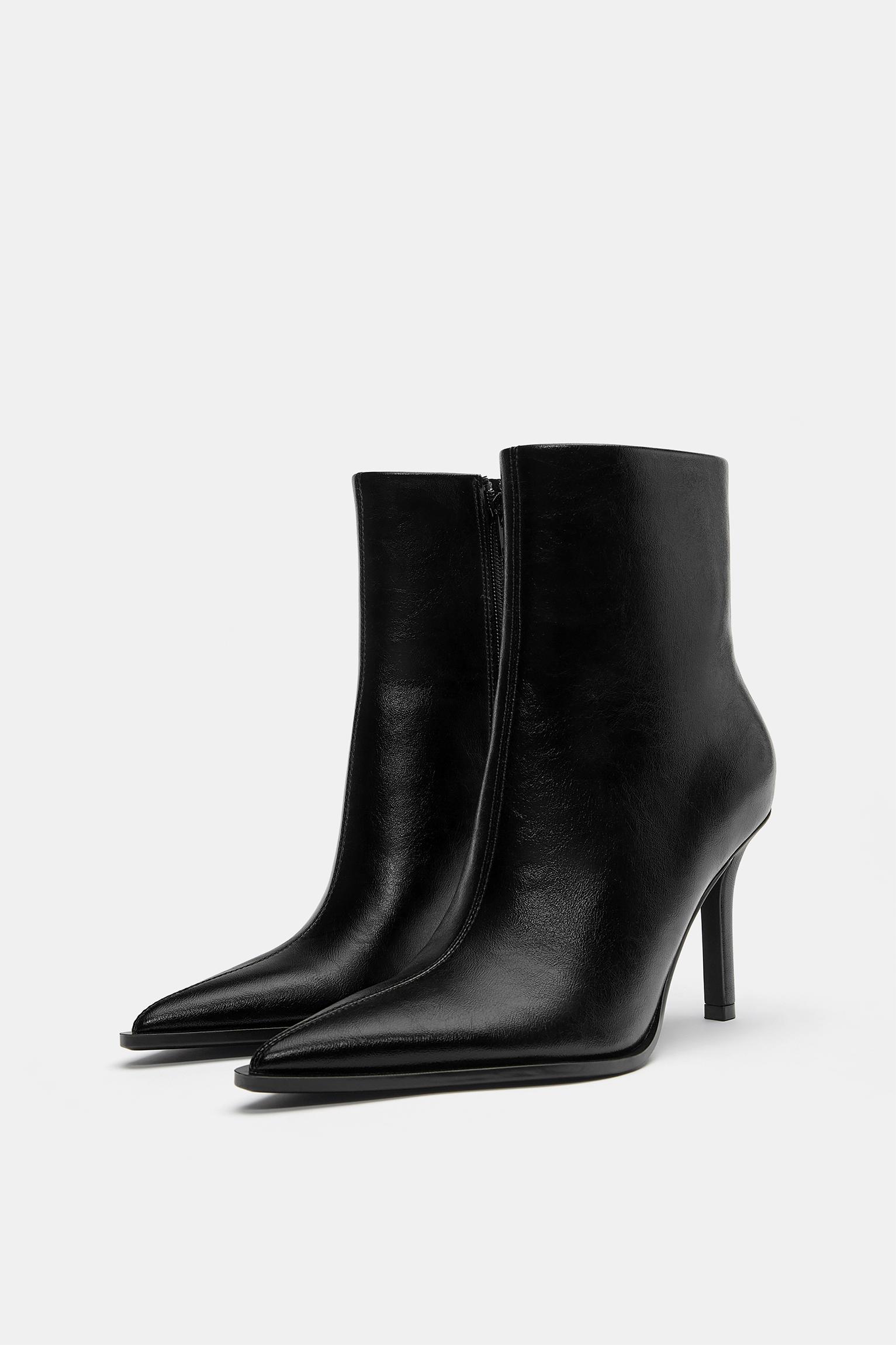 Stiletto heel ankle boots — Black