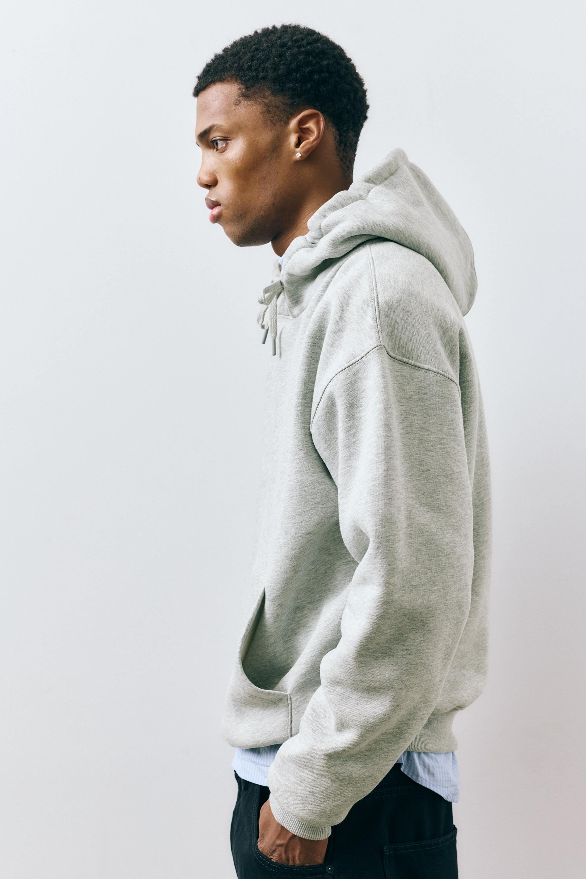 Basic kapüşonlu sweatshirt - Görsel 62