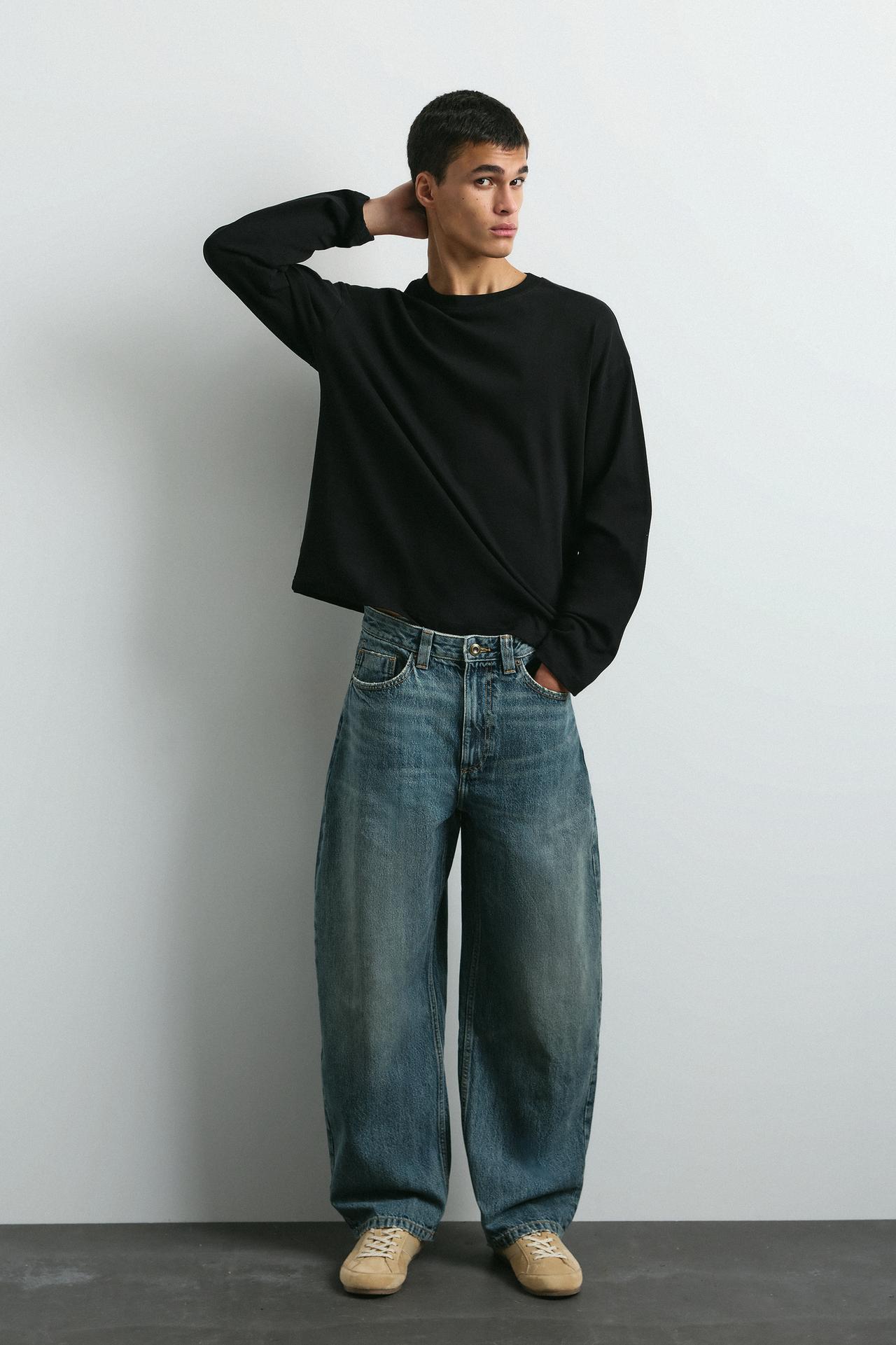 Baggy balloon jeans — Neon blue