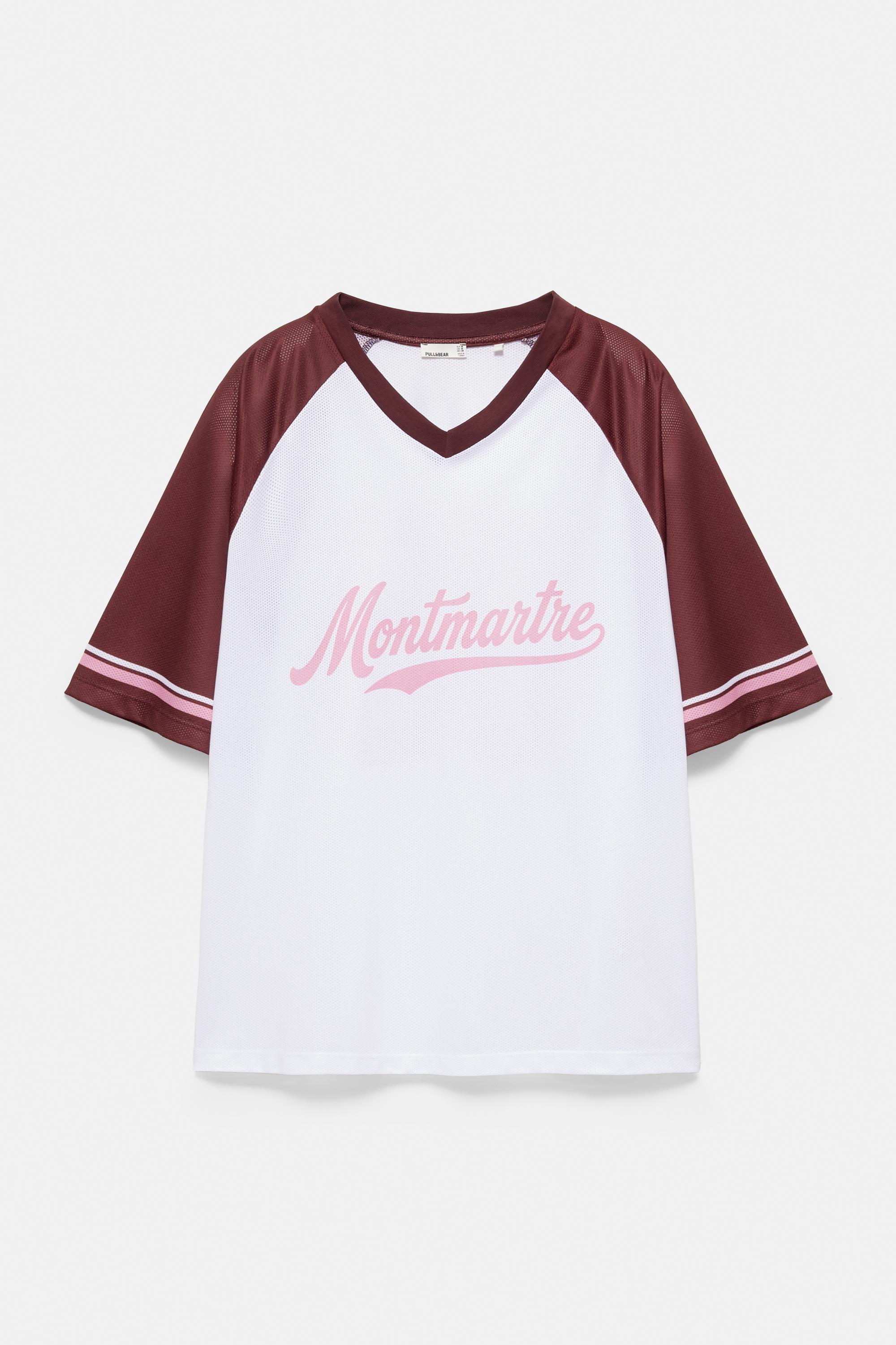 Montmartre graphic oversize T-shirt — Ice
