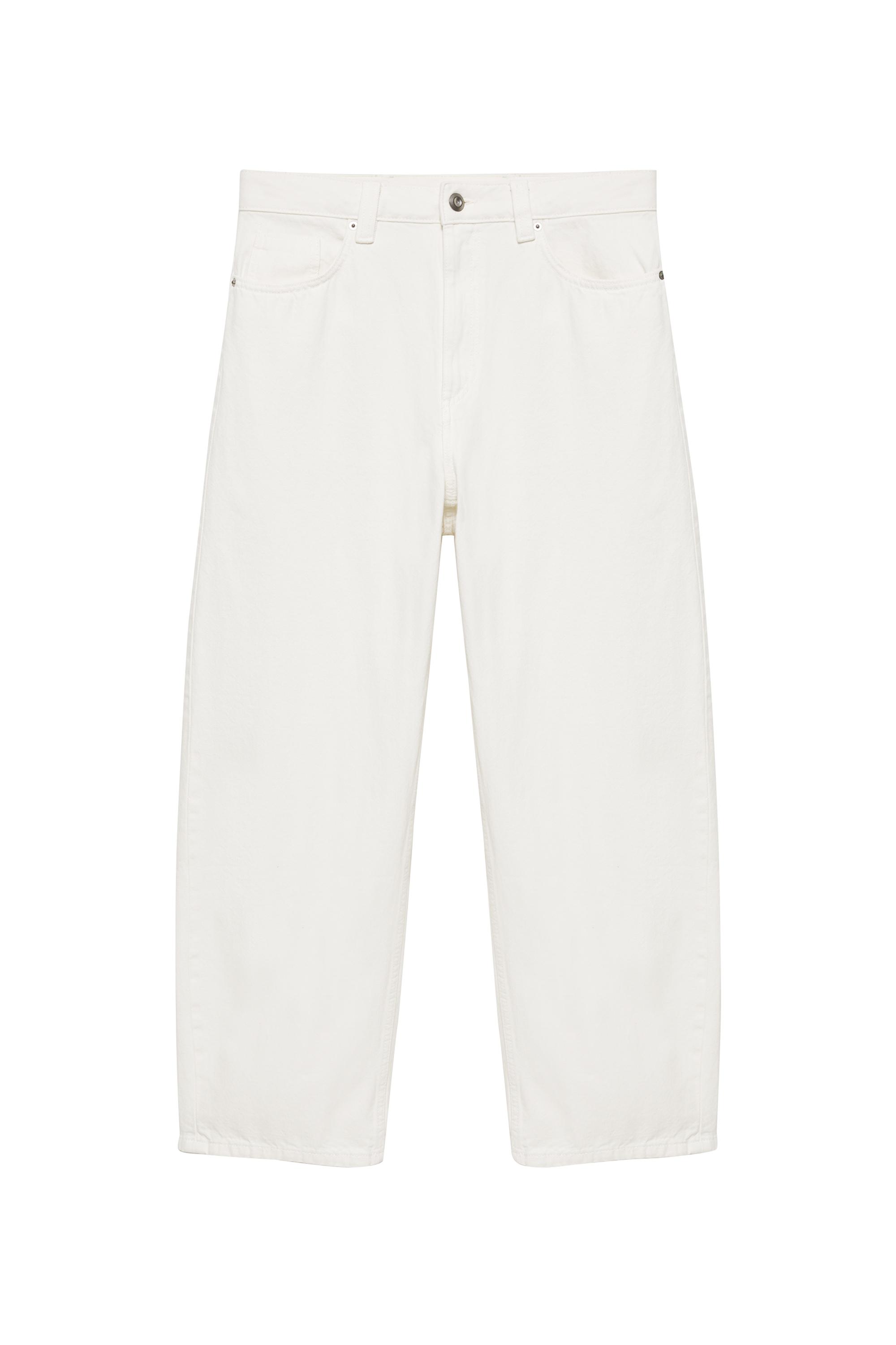 Baggy balloon jeans — White