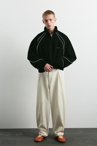 Baggy darted chinos — Off white 1