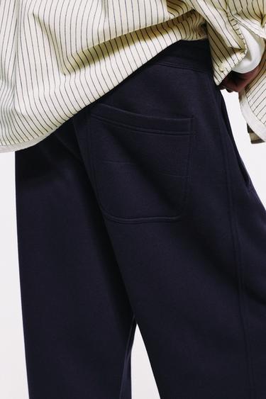 Basic baggy tracksuit bottoms — Navy 5