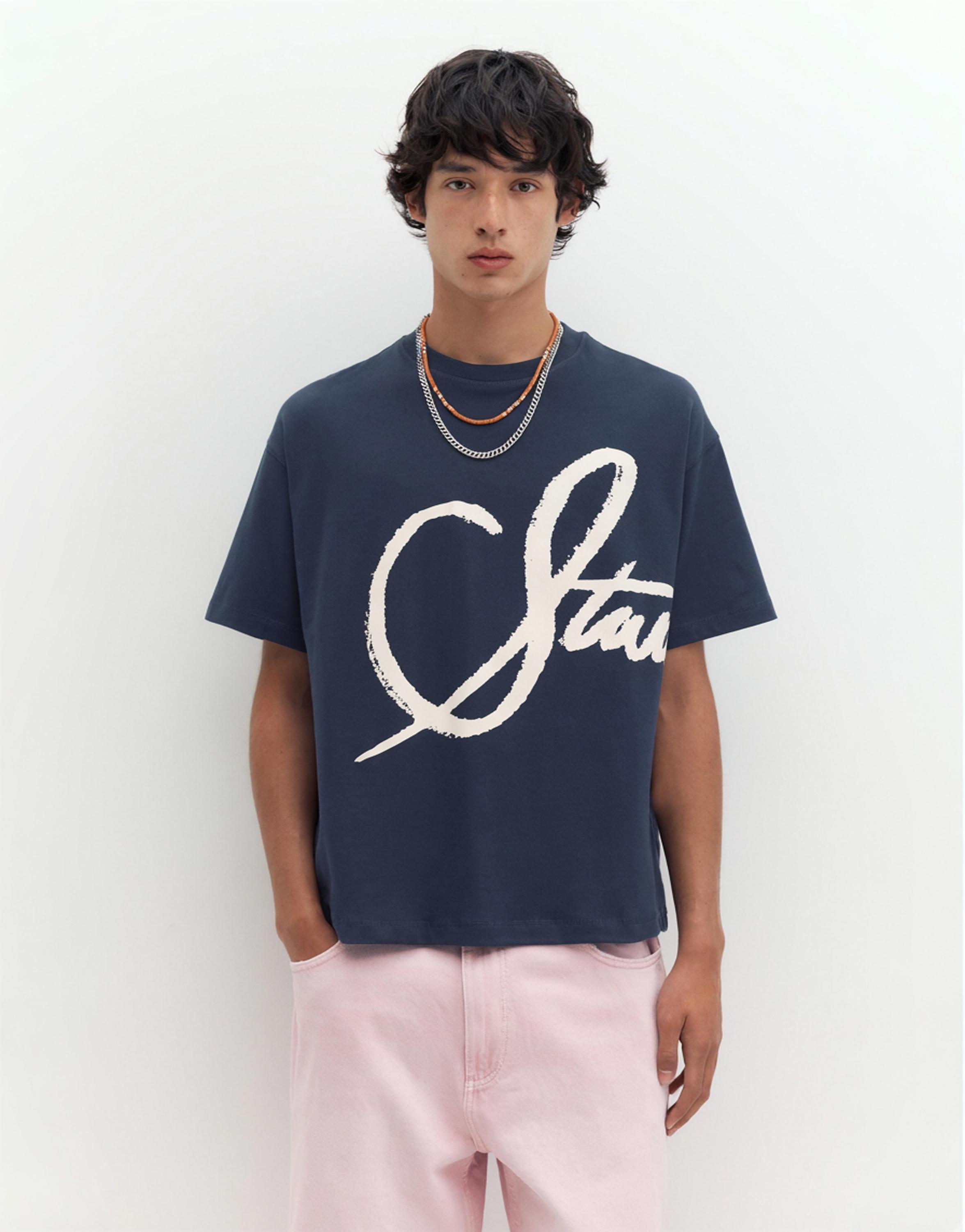 STWD graffiti T-shirt — Blue