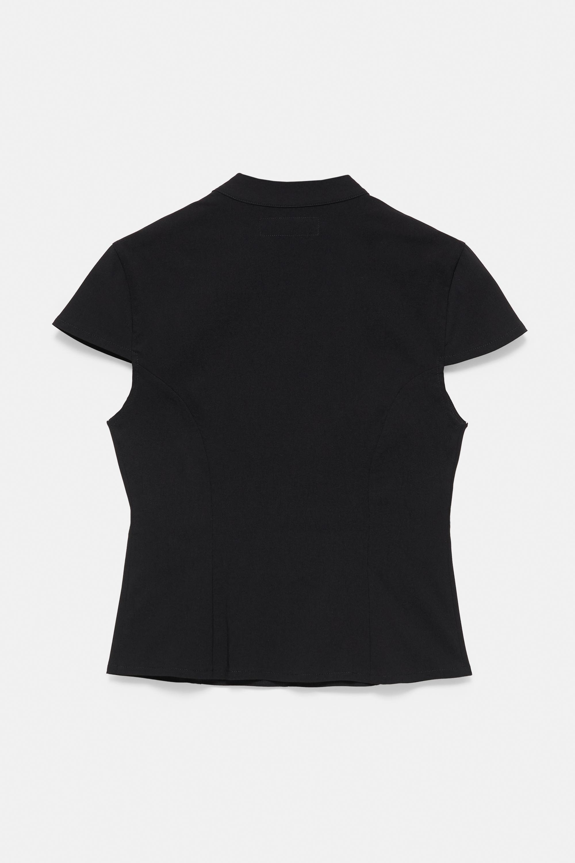 Knot detail top — Black