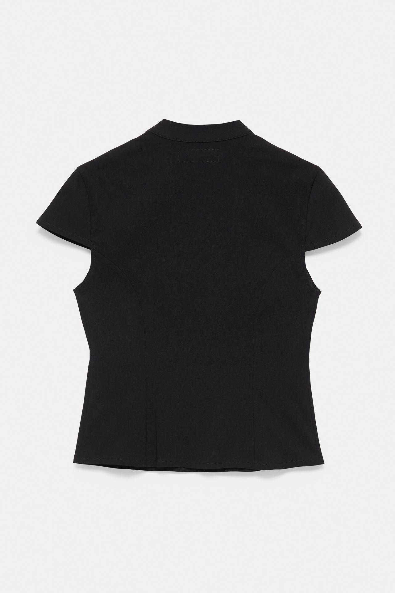 Knot detail top — Black