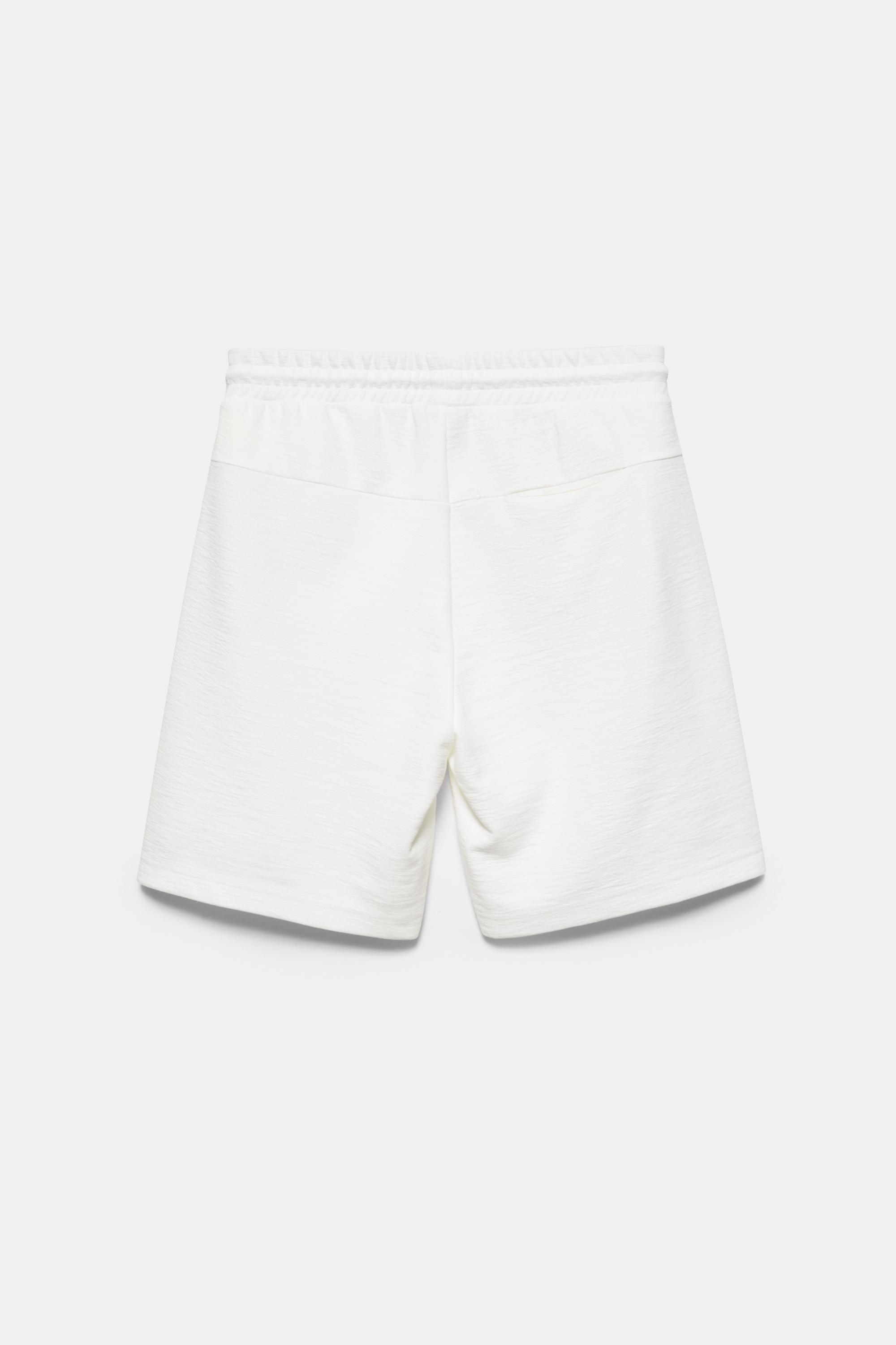 Relaxed fit Bermuda shorts — Off white