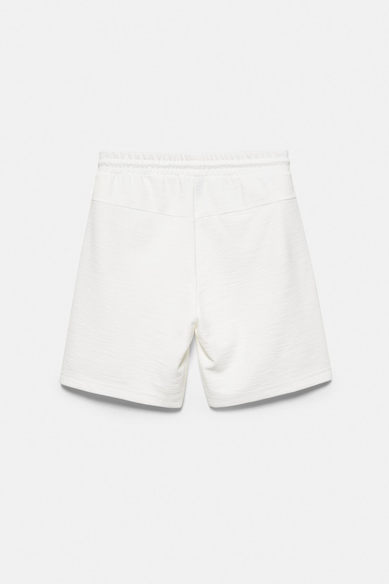 Relaxed fit Bermuda shorts — Off white