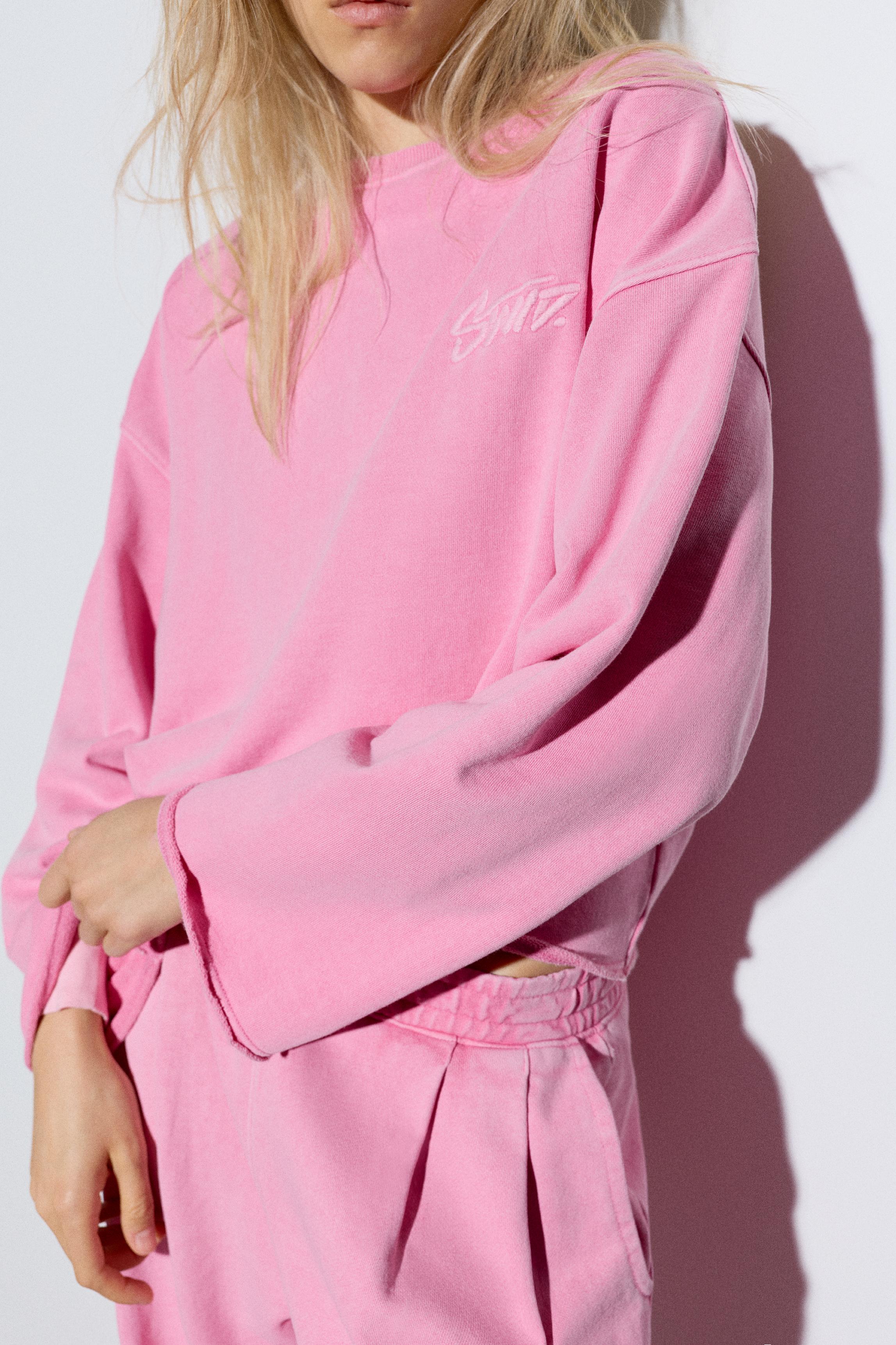 STWD round neck sweatshirt — Pink