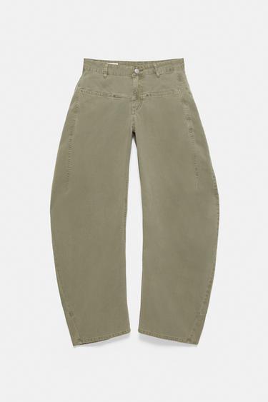Low-rise balloon jeans — Khaki 5