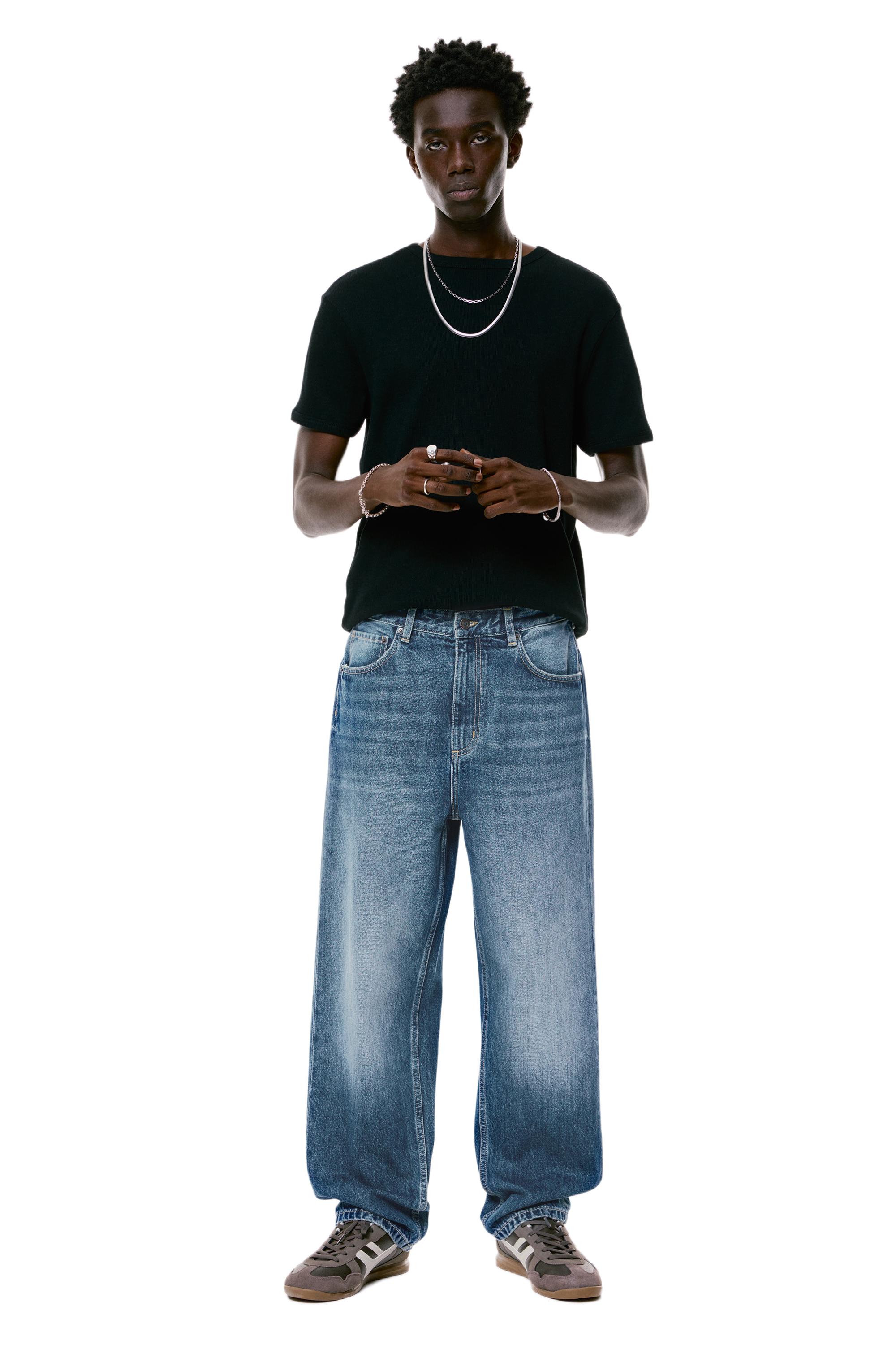 Baggy jeans — Medium blue