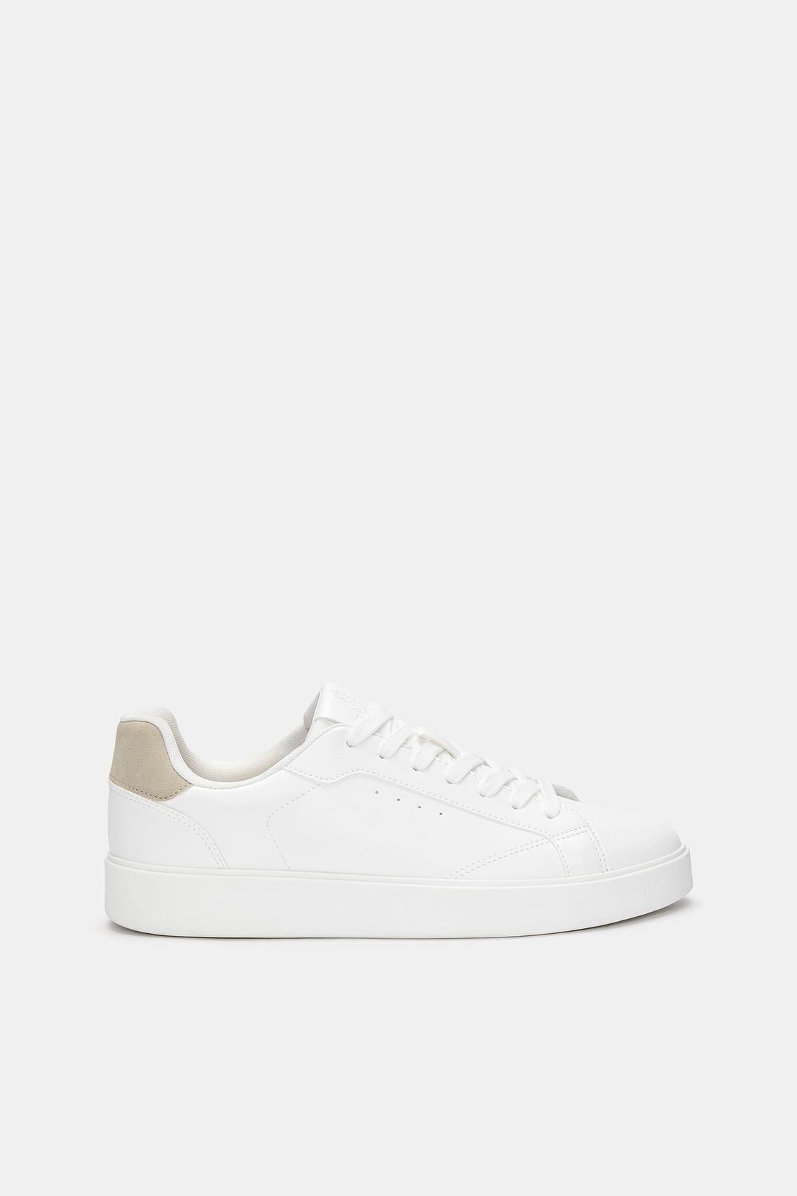 Zapatillas Blancas Calzado Rebajas Pull And Bear Zapatillas
