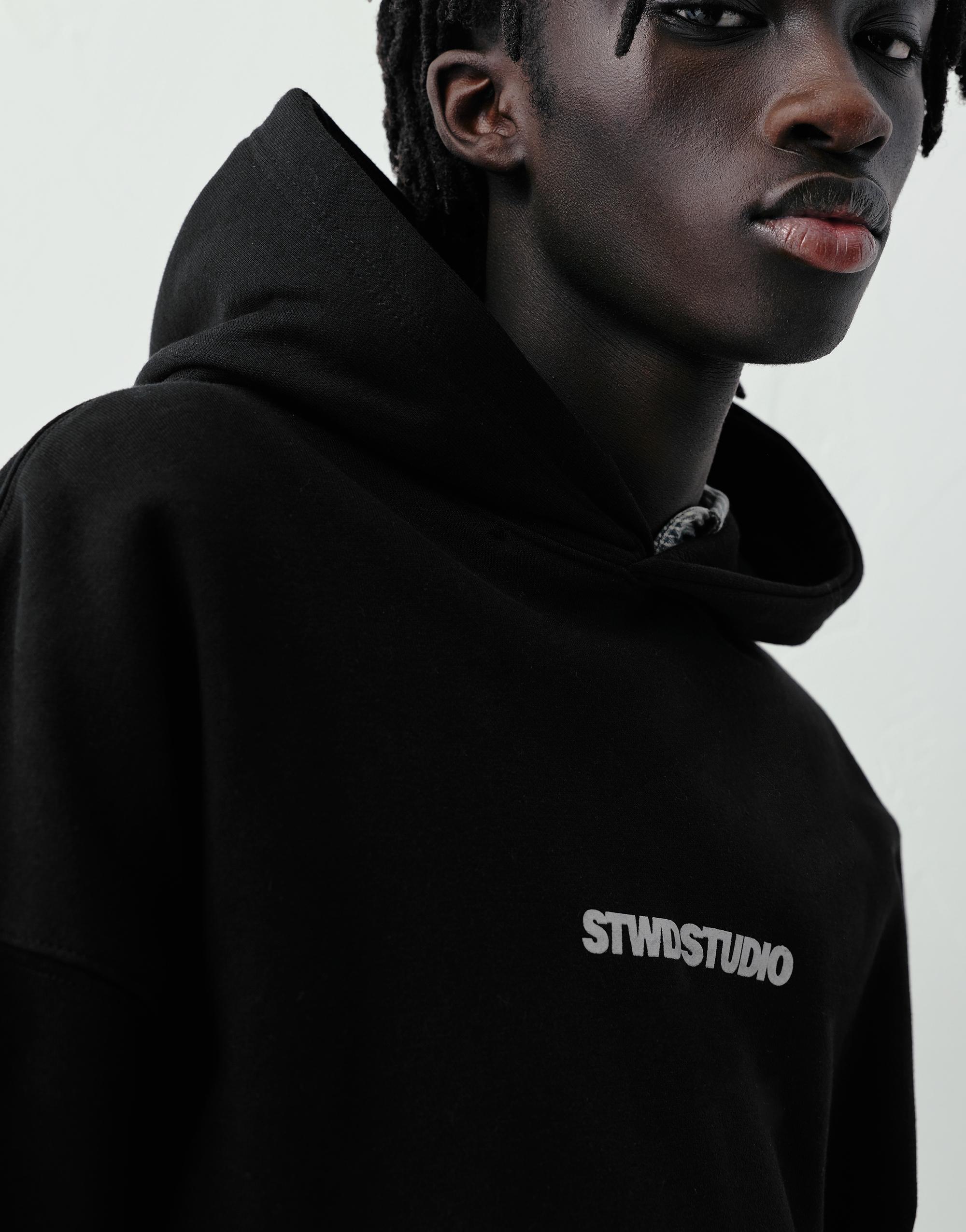 STWD Studio kapüşonlu sweatshirt - Görsel 8