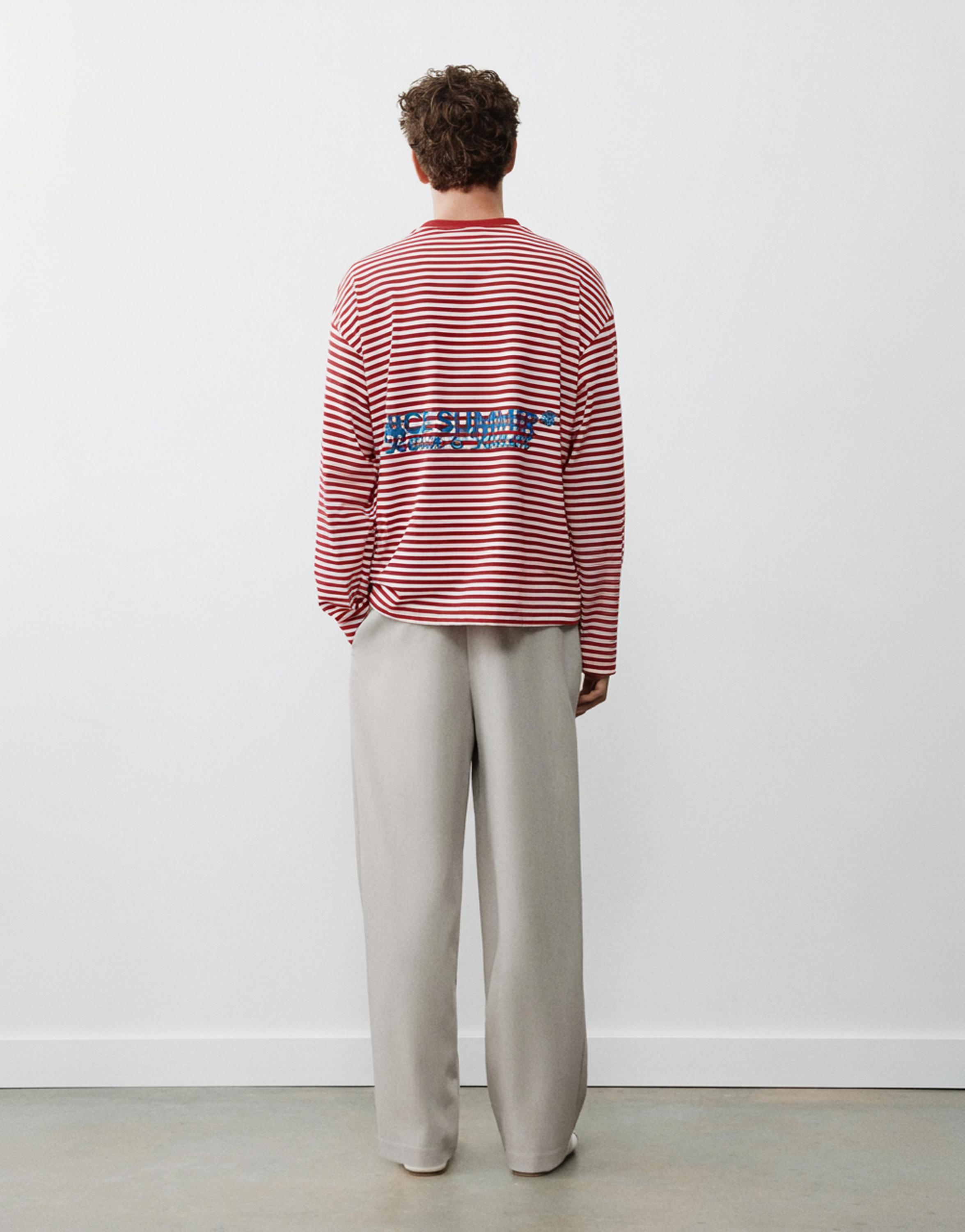 Tailored darted trousers — Stone