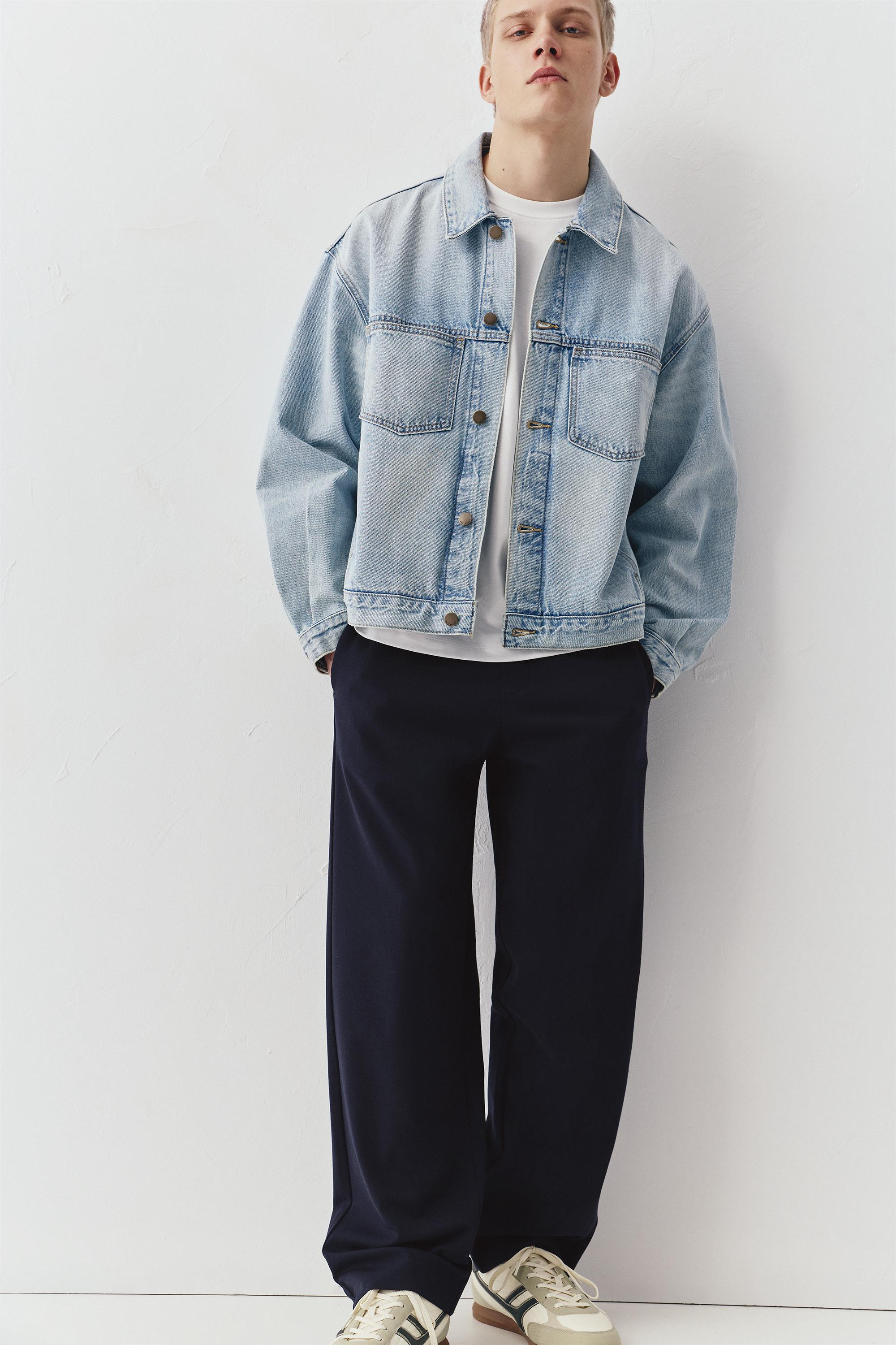 Tailored fit joggers — Navy