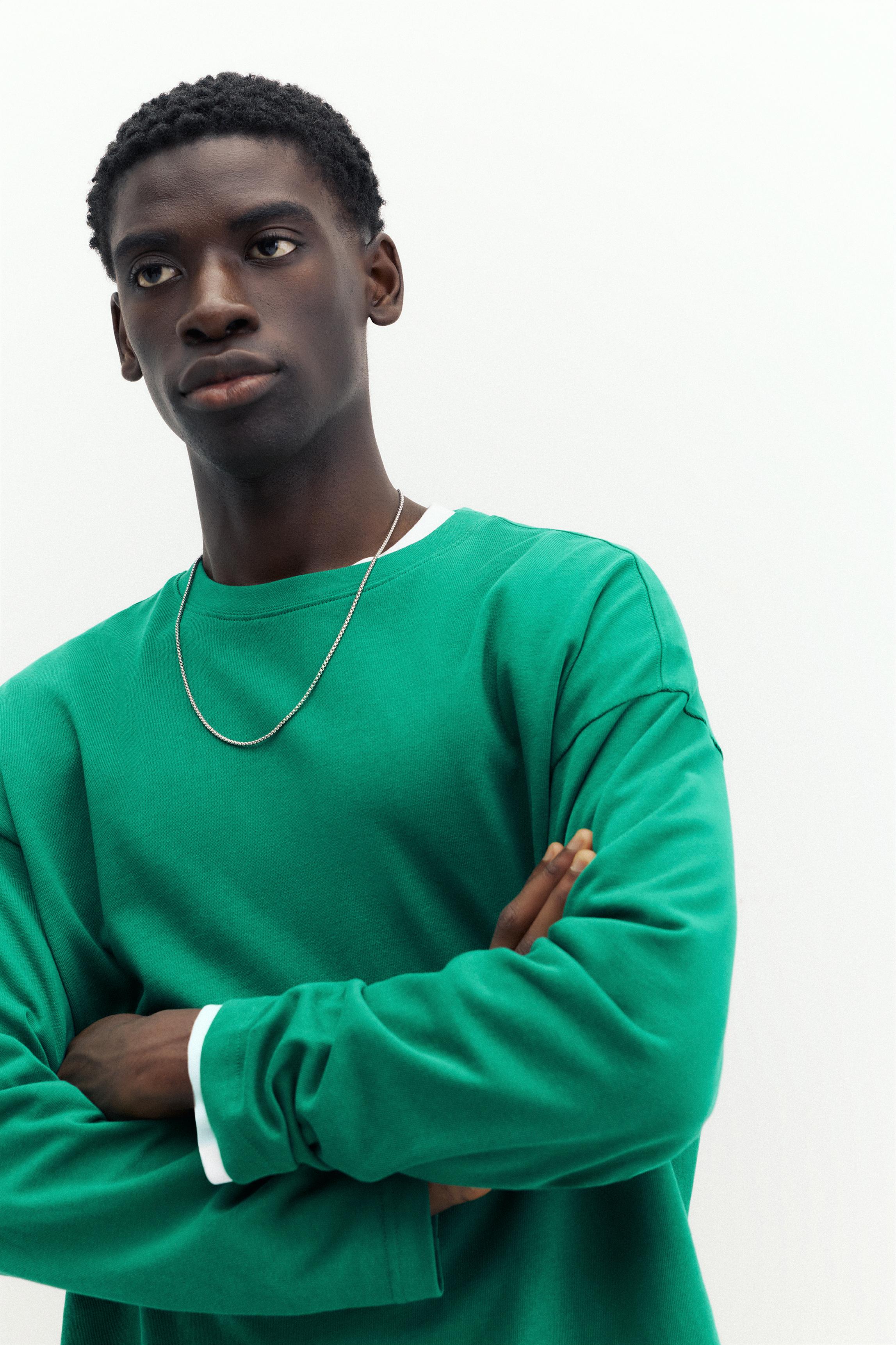 Heavy weight relaxed fit T-shirt — Green