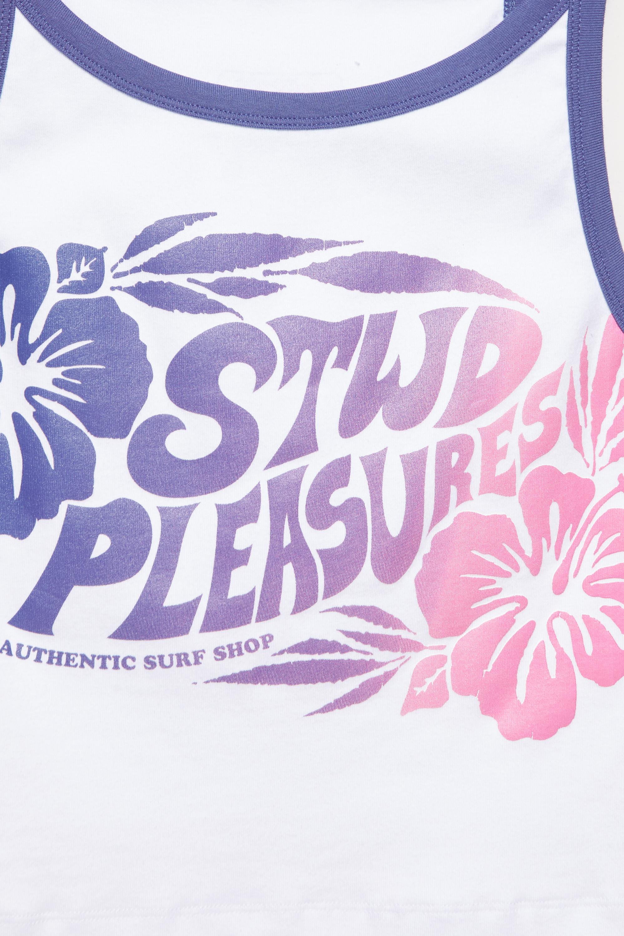 Pleasures x STWD tank top — White
