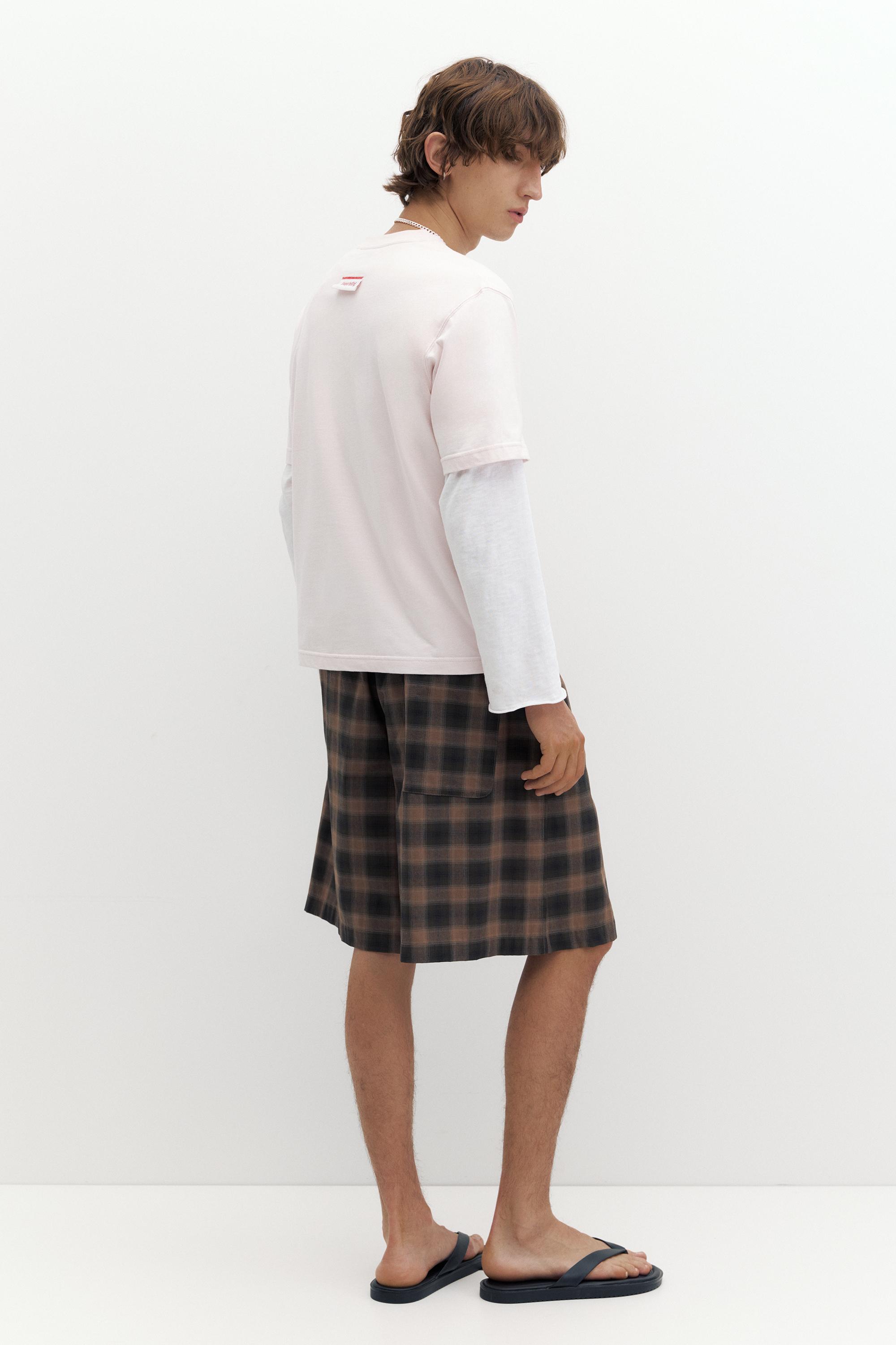 STWD Studio label T-shirt — Pastel pink