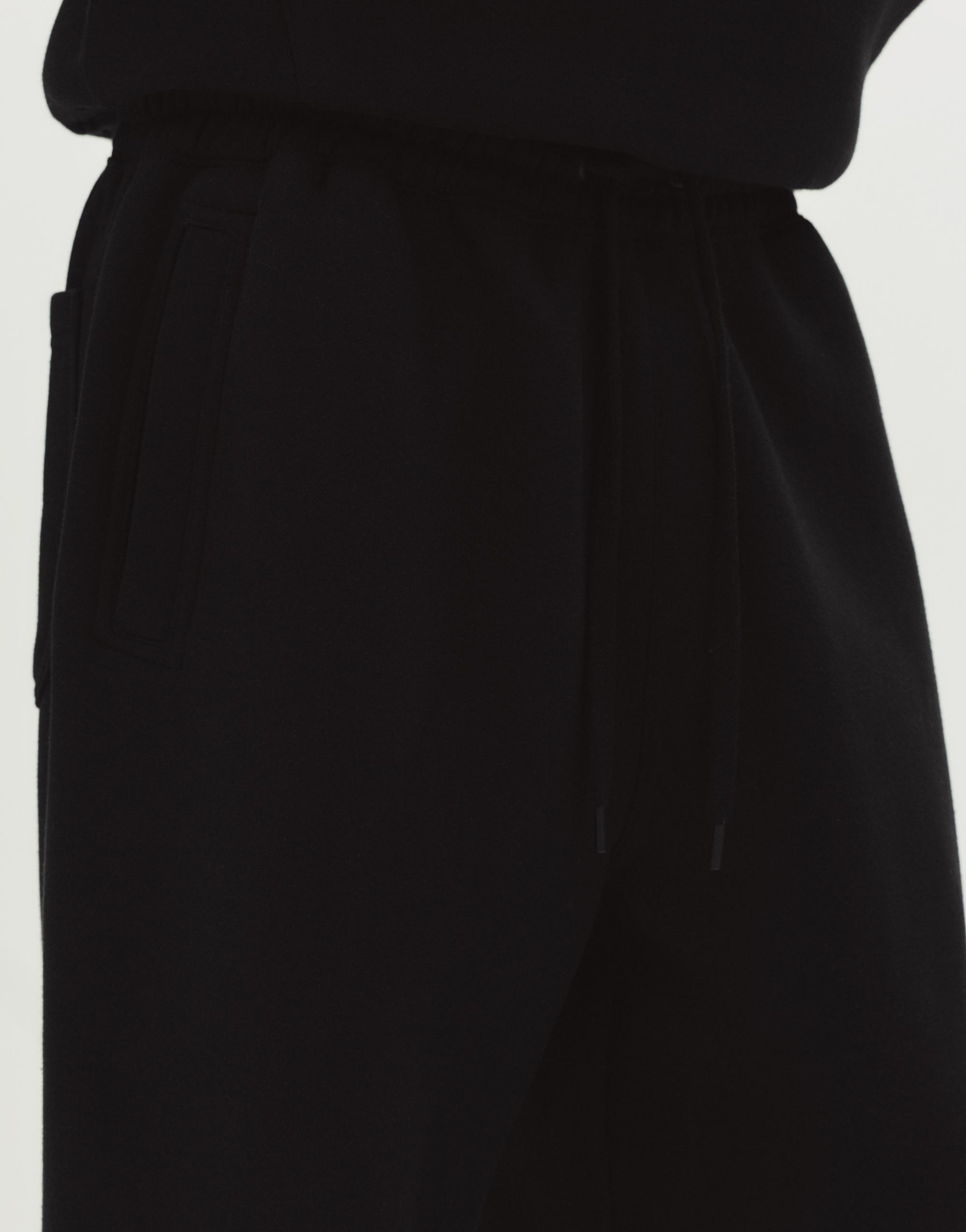 Basic baggy tracksuit bottoms — Black
