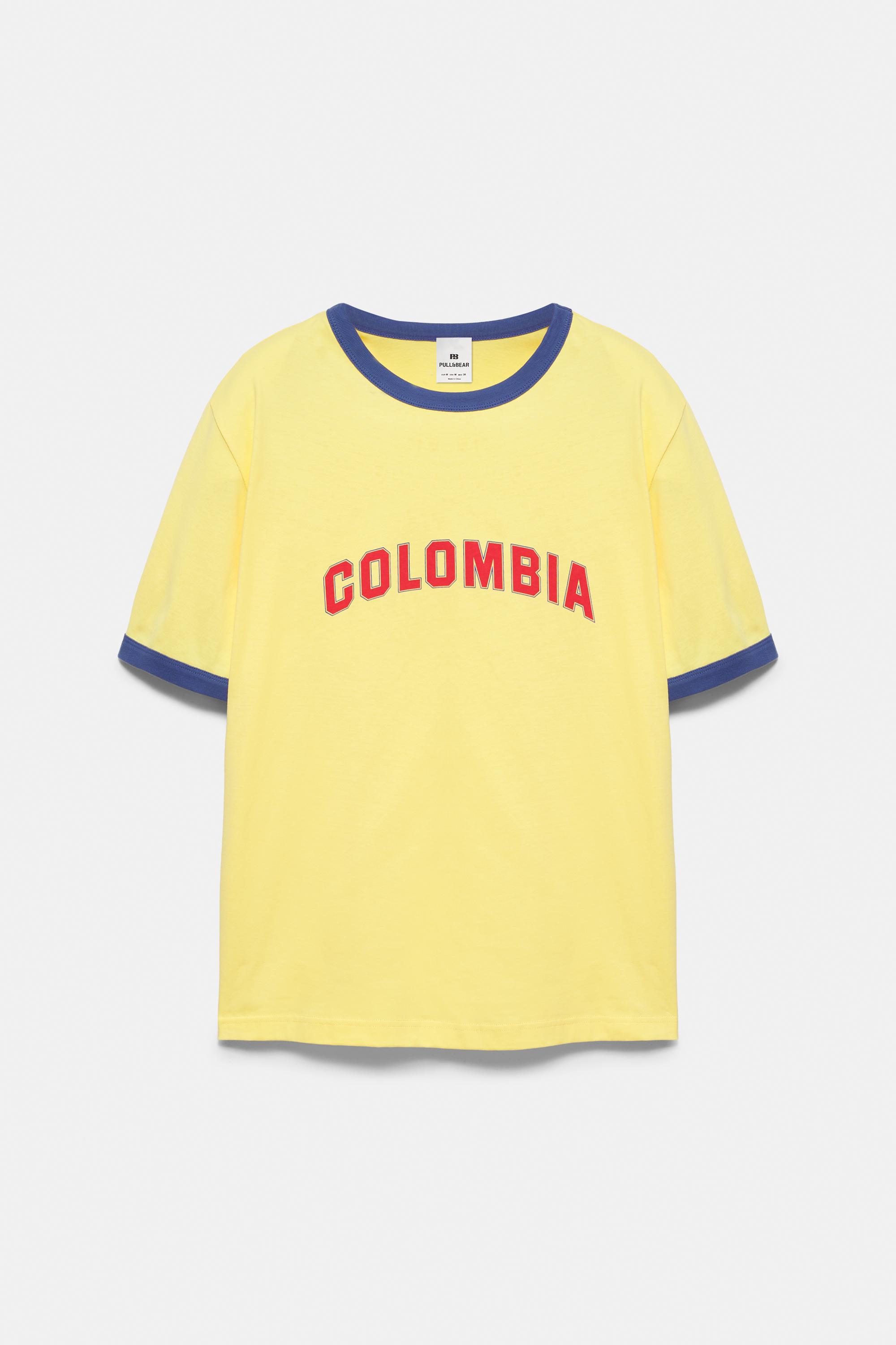 Colombia T-shirt — Yellow