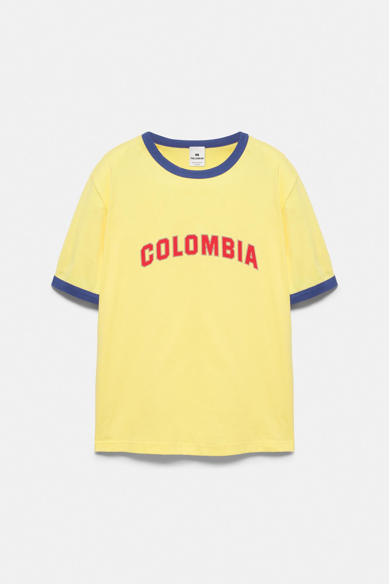 Colombia T-shirt — Yellow
