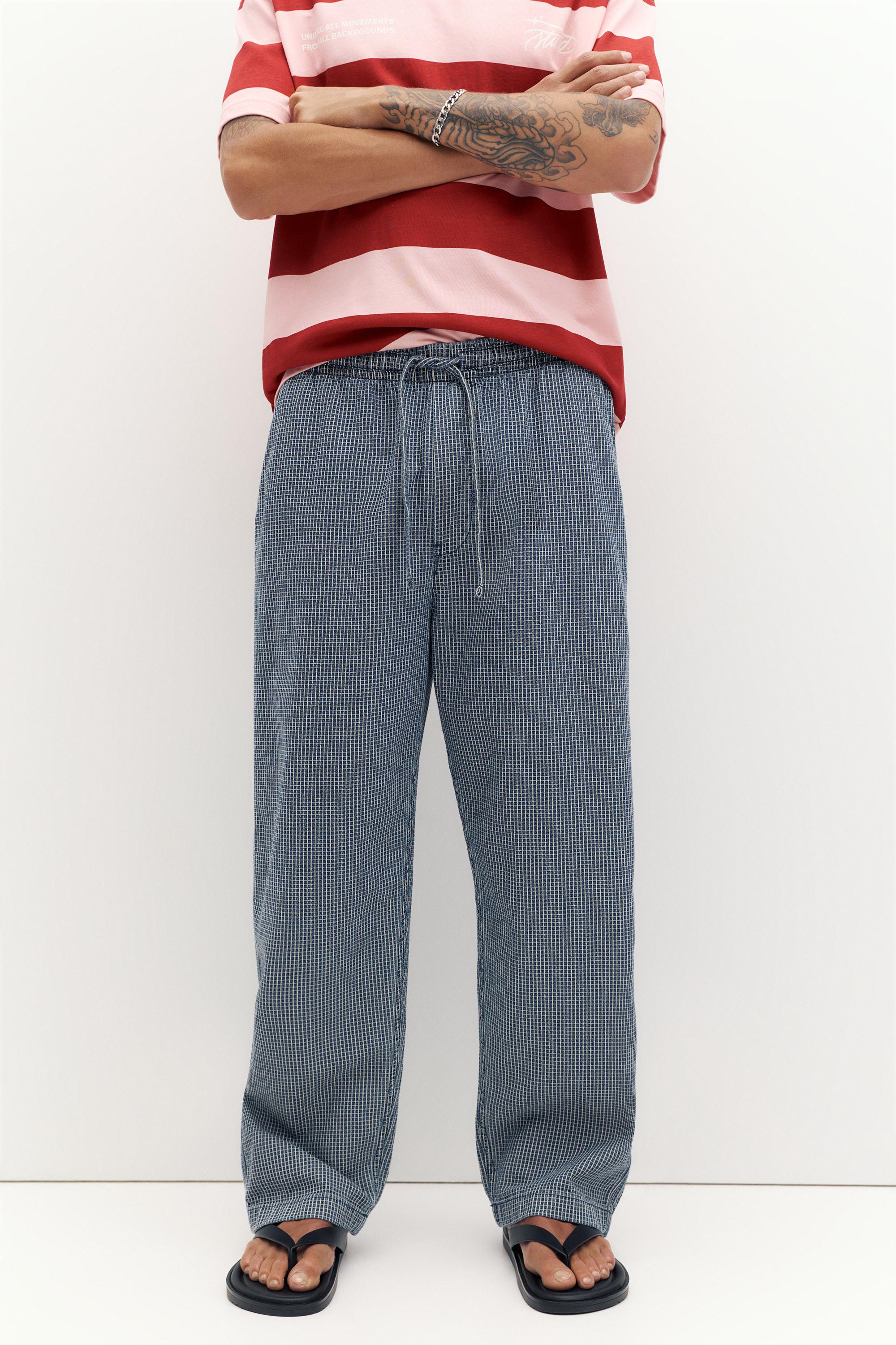 Denim joggers — Blue