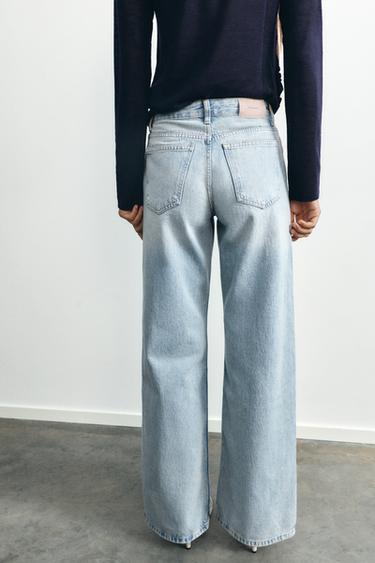Eyelet baggy jeans — Pale blue 2