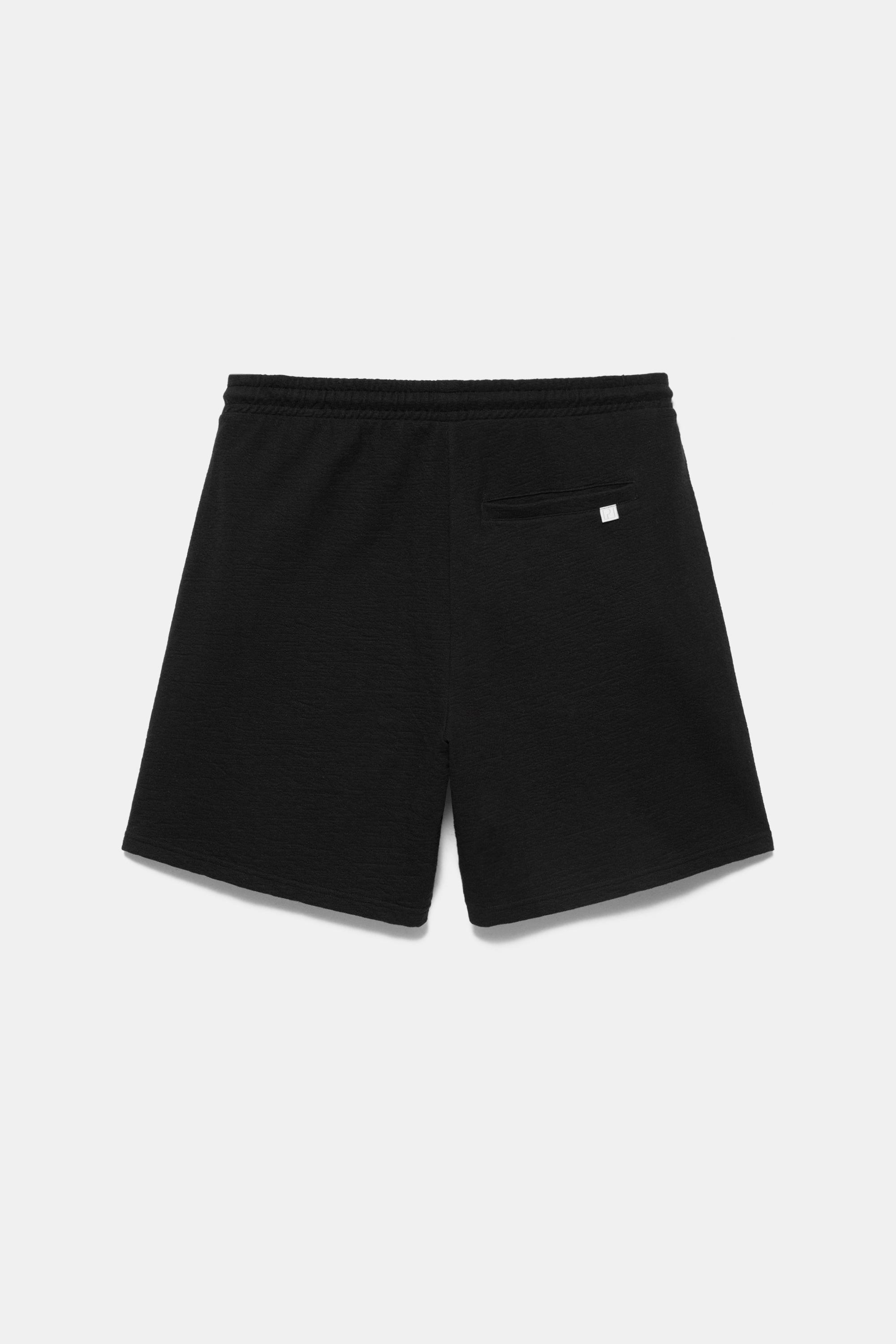 Kumaş dokulu jogger bermuda - Görsel 3