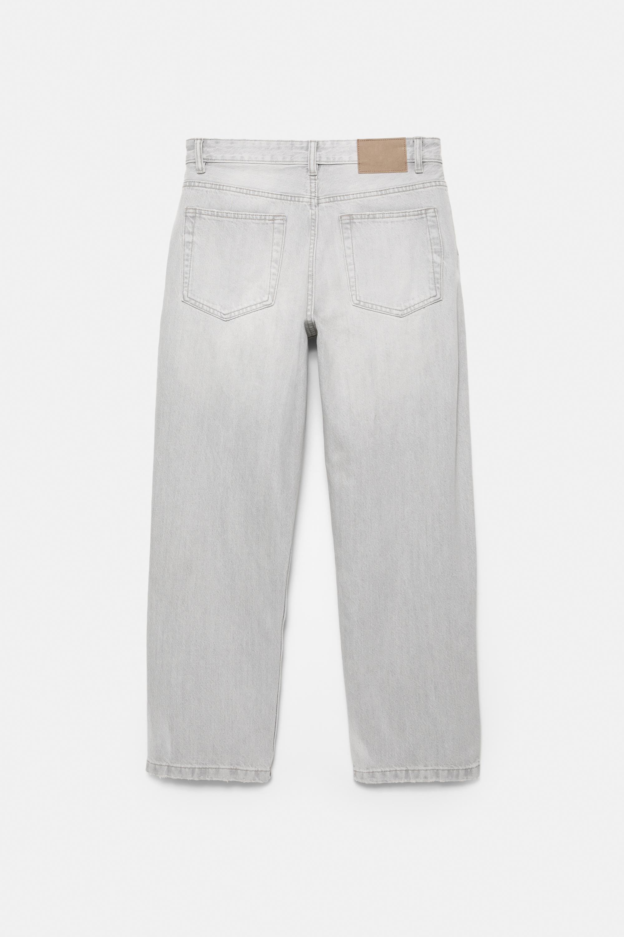 Straight-leg jeans — Pale grey