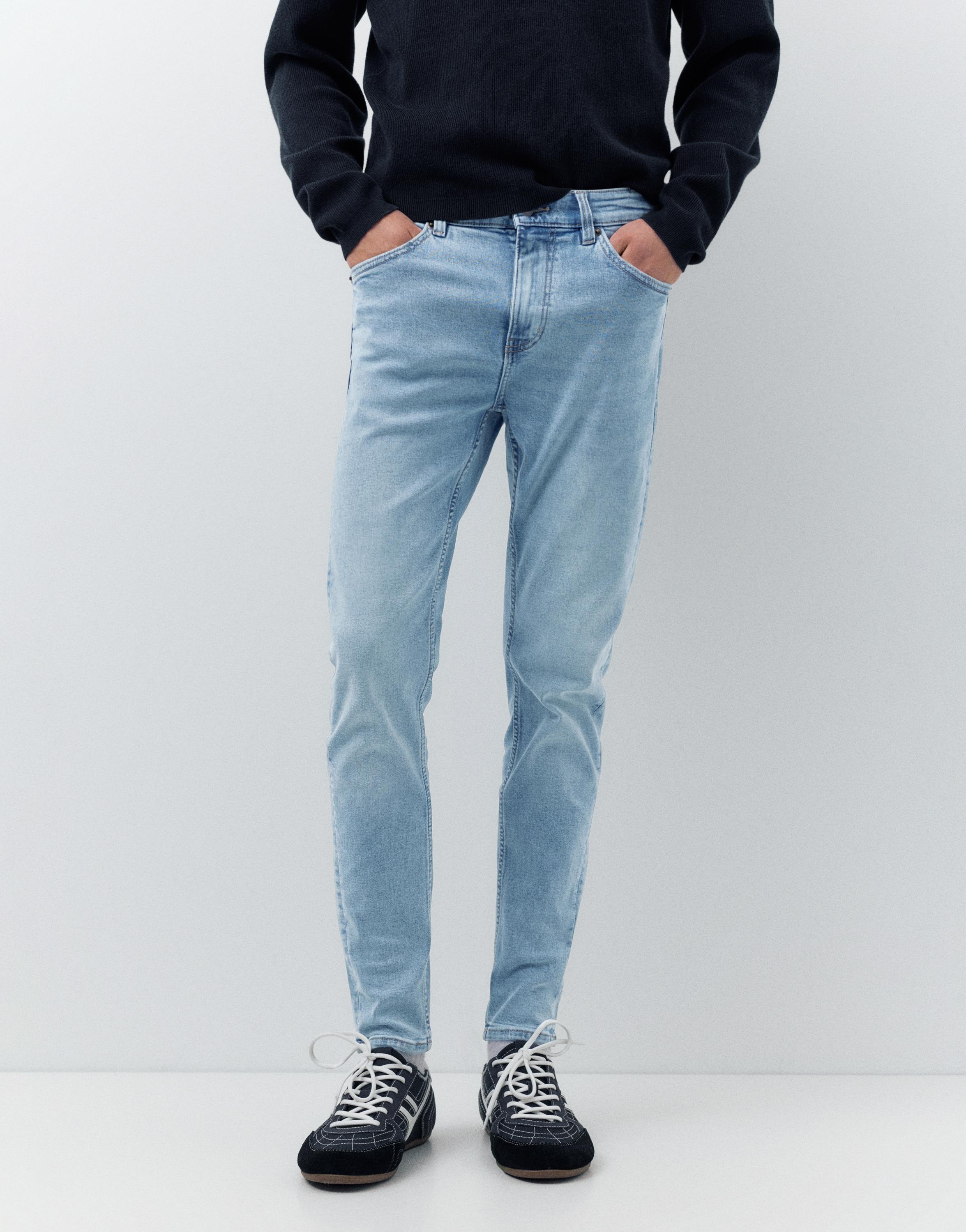 Basic skinny jeans — Pale indigo
