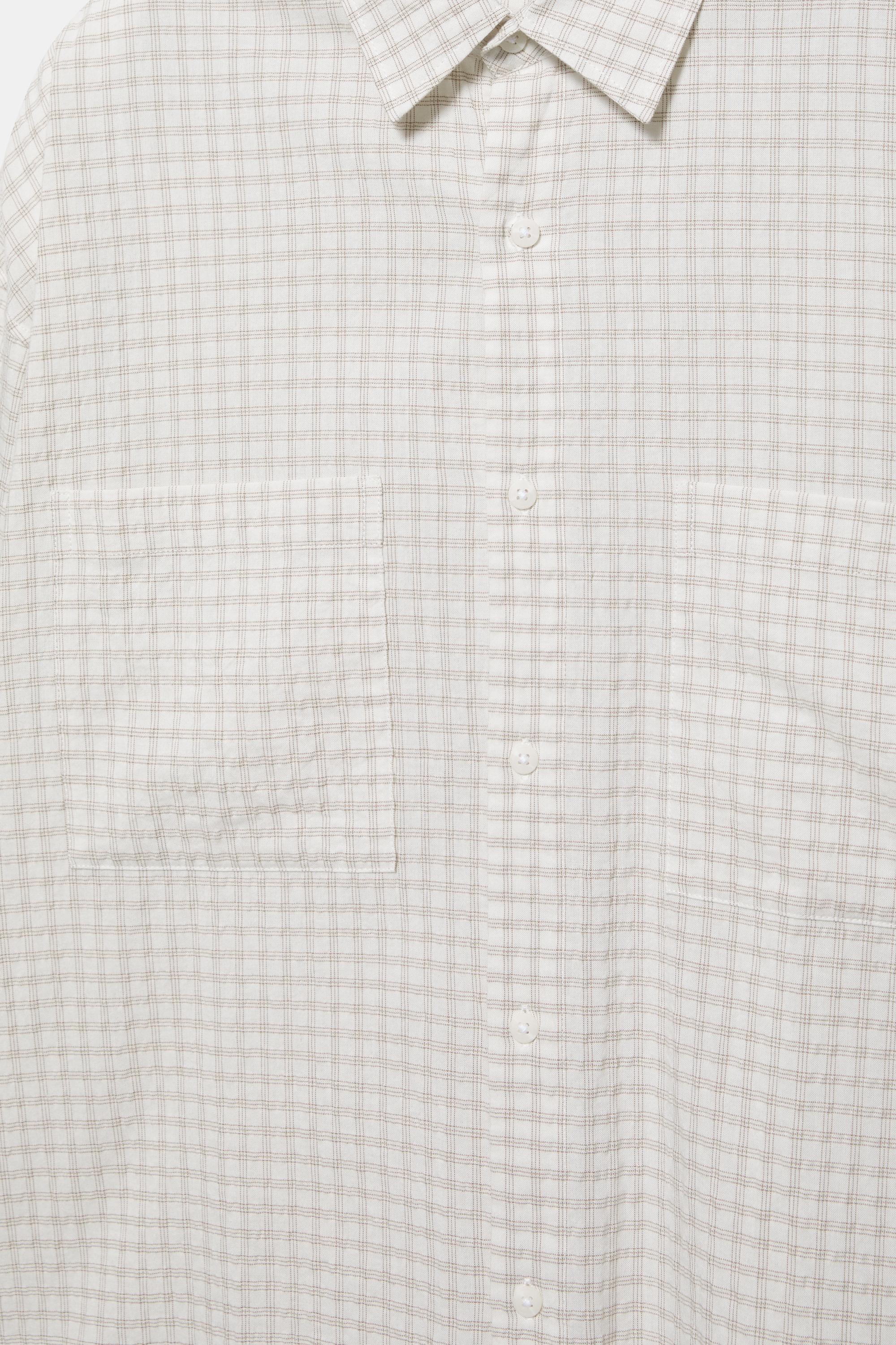 Cepli uzun kollu gömlek - Görsel 3