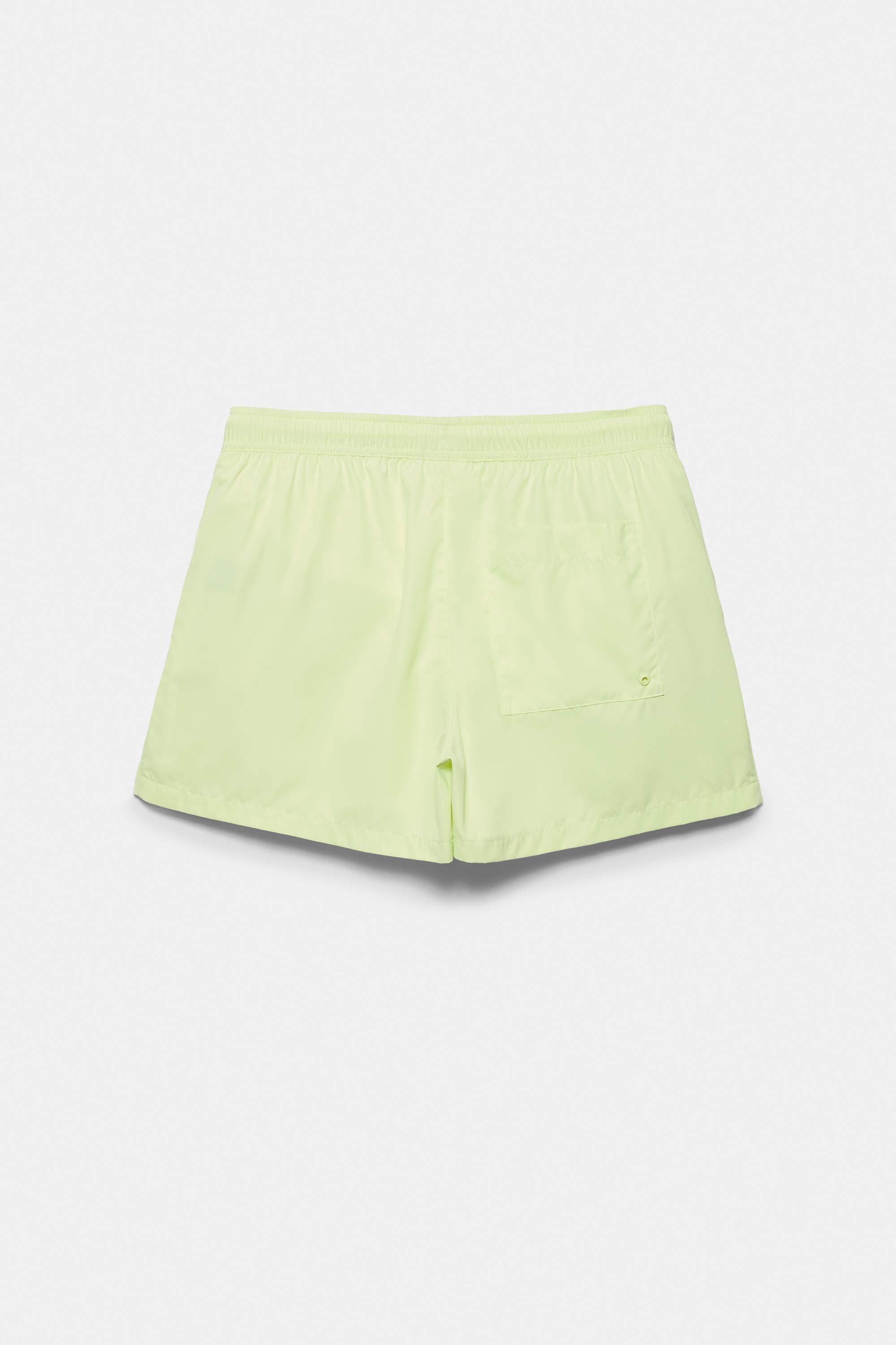 Basic swimming trunks — Lime