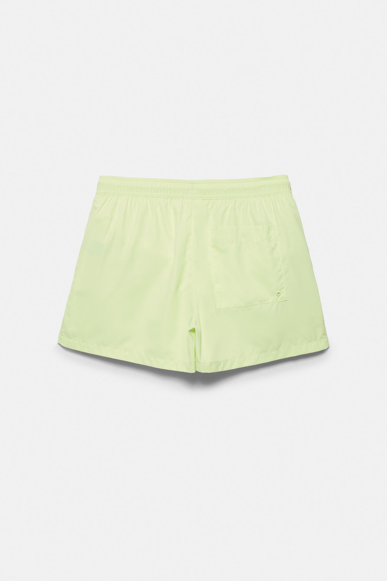 Basic swimming trunks — Lime