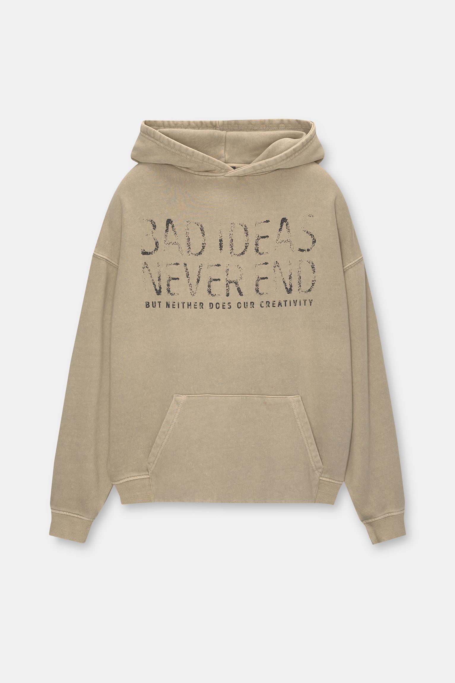 Bad Ideas kapüşonlu sweatshirt_1