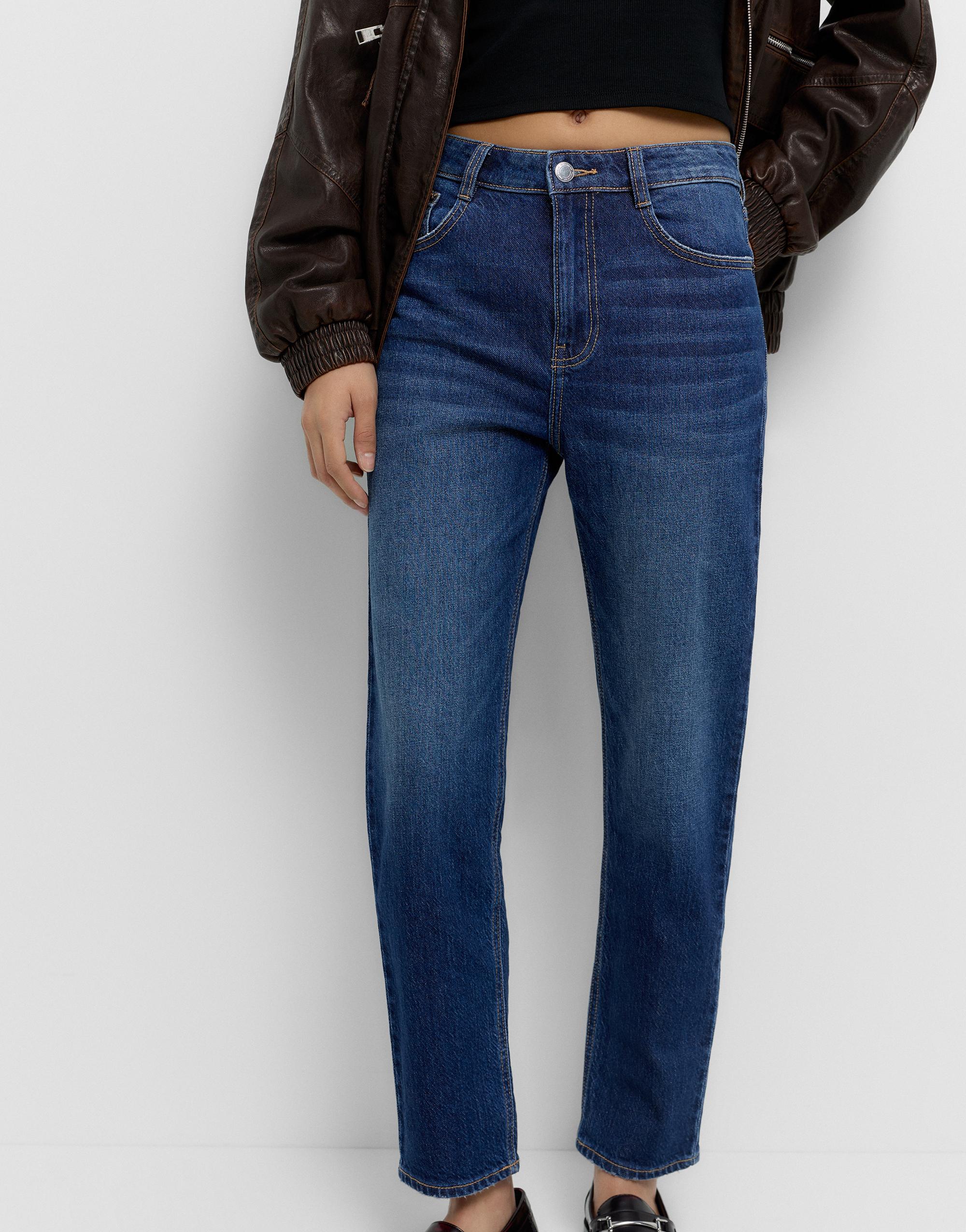 Slim fit comfort jeans — Navy